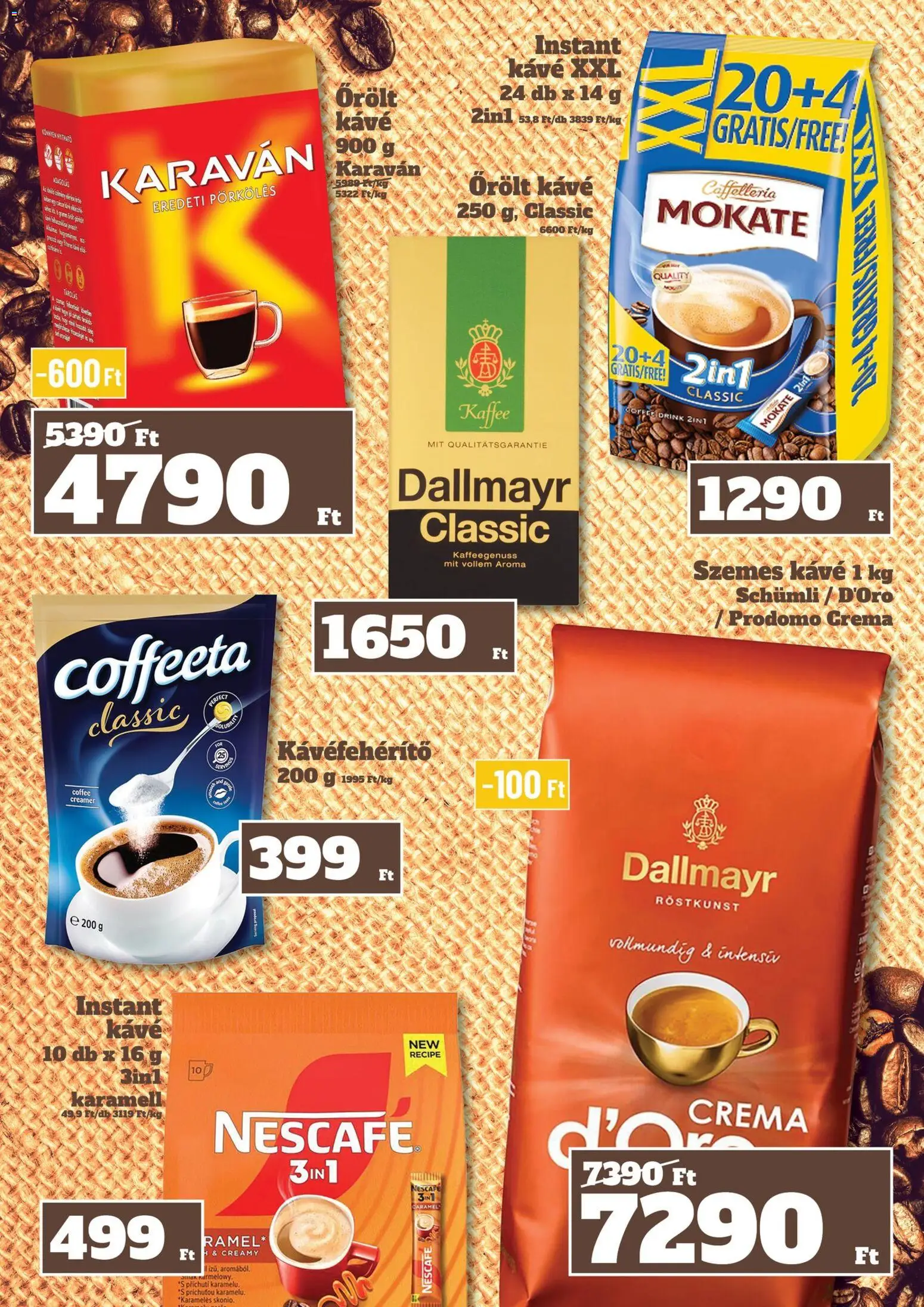 Family Diszkont akciós ujság - amely érvényes a következő dátumtól: 28.05.2026 | Oldal: 14 | Termékek: Nescafé, Kávé, Kávéfehérítő, Őrölt kávé