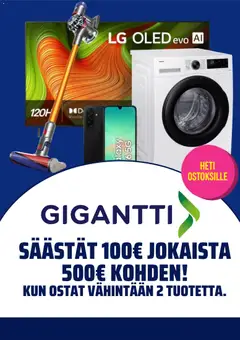 Gigantti-mainoslehti voimassa 08.05.2026 alkaen
