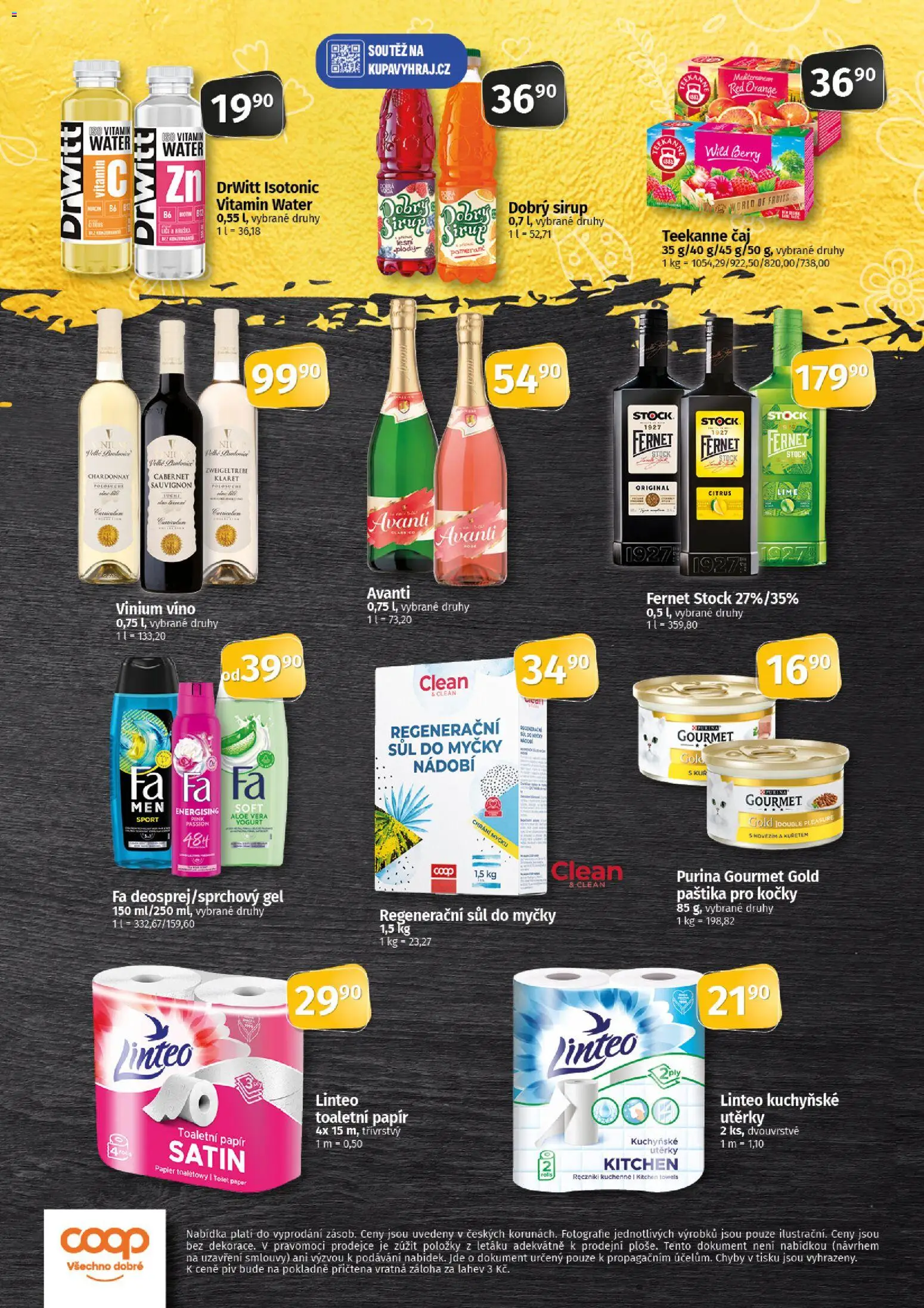 Coop leták - Tip Extra od 05.08.2026 | Strana: 4 | Produkty: Gourmet, Sůl do myčky, Cabernet Sauvignon, Aloe vera