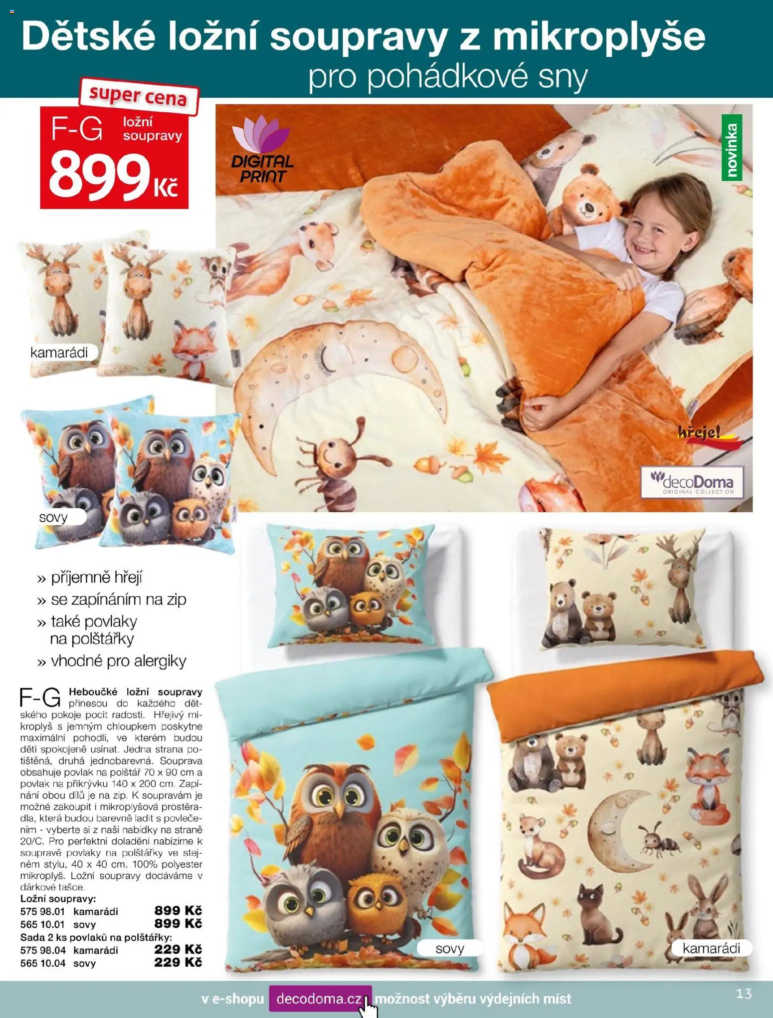 Decodoma katalog Vánoce 2026 od 04.10.2026 | Strana: 14 | Produkty: Polštářky, Povlak na polštář, Polštář