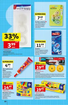 Pogląd oferty "Auchan gazetka - 30 Lat Hipermarket" - ważna od 03.09.2026 | Strona: 10 | Produkty: Plastelina, Korektor
