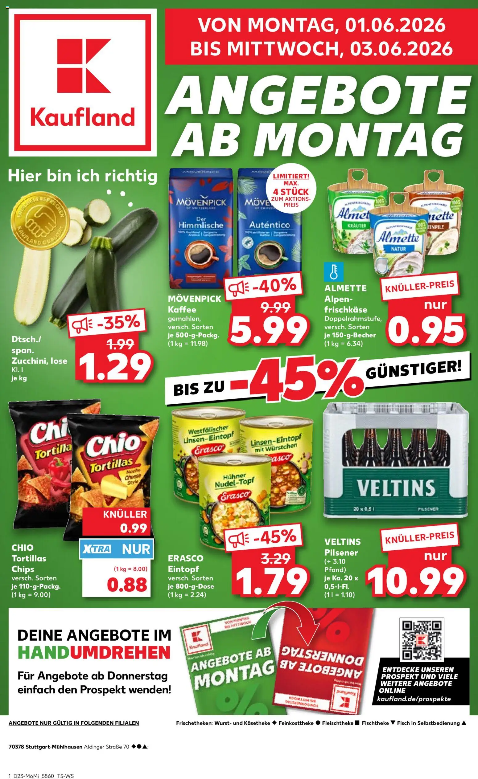 Kaufland Prospekt Stuttgart – gültig ab 01.06.2026 | Seite: 1