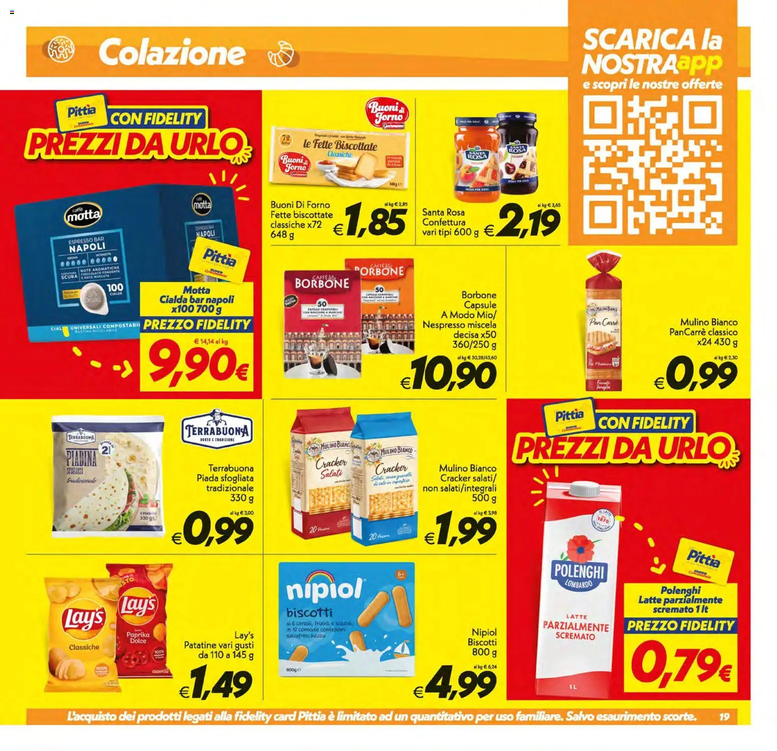 Volantino SuperConveniente del 31/07/2026 | Pagina: 19 | Prodotti: Cioccolato, Biscotti, Piadina, Forno