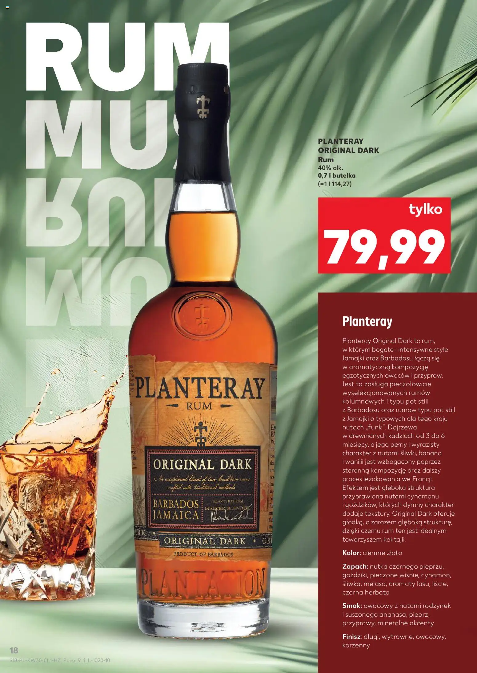 Kaufland Polsko leták - Barek od 23.07.2026 | Strana: 18 | Produkty: Rum