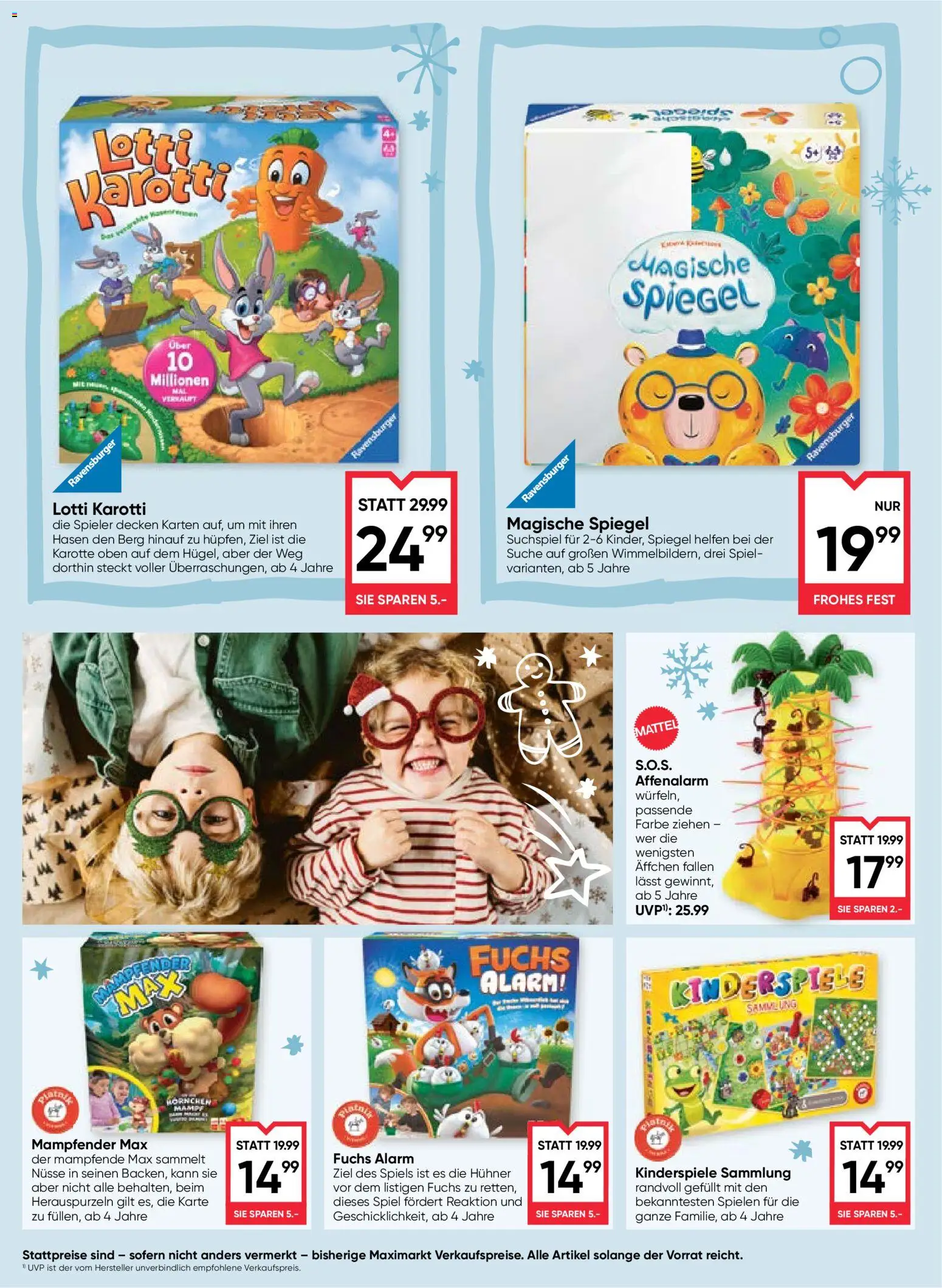 Maximarkt Beilage gültig ab 29.10.2026 | Seite: 44 | Produkte: Karotte, Nüsse, Spiel, Spiegel