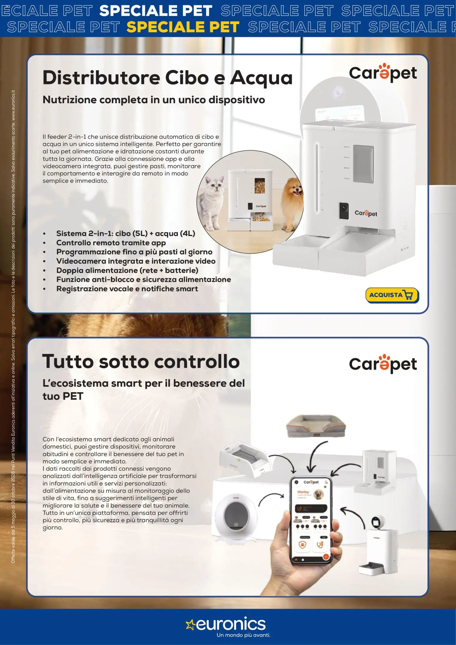 Volantino Euronics del 05/05/2026 | Pagina: 6 | Prodotti: Acqua, Video, Videocamera, Batterie