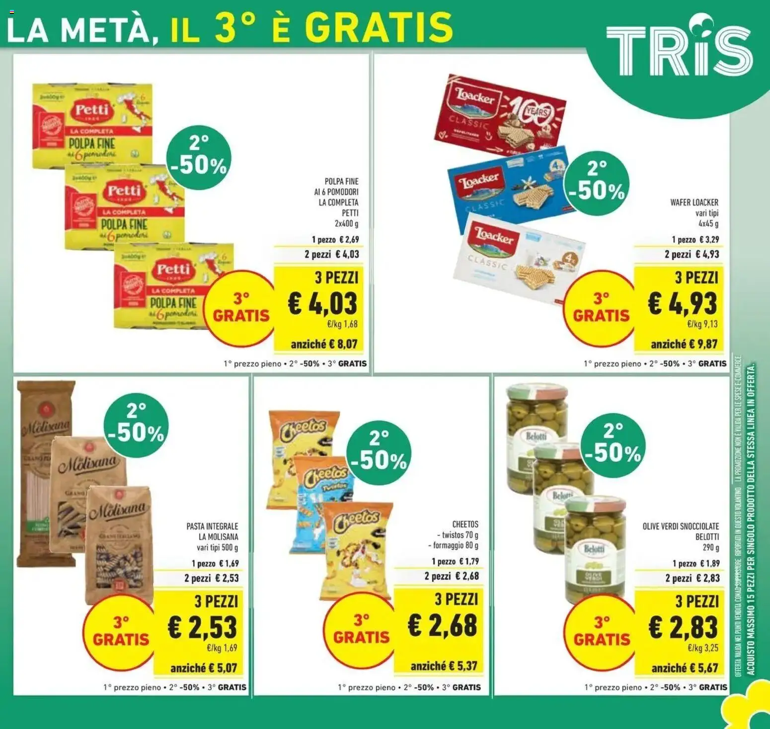 Volantino Conad dal 23/09/2026 > Anteprima | Pagina: 11 | Prodotti: La Molisana, Formaggio, Pomodori, Pasta