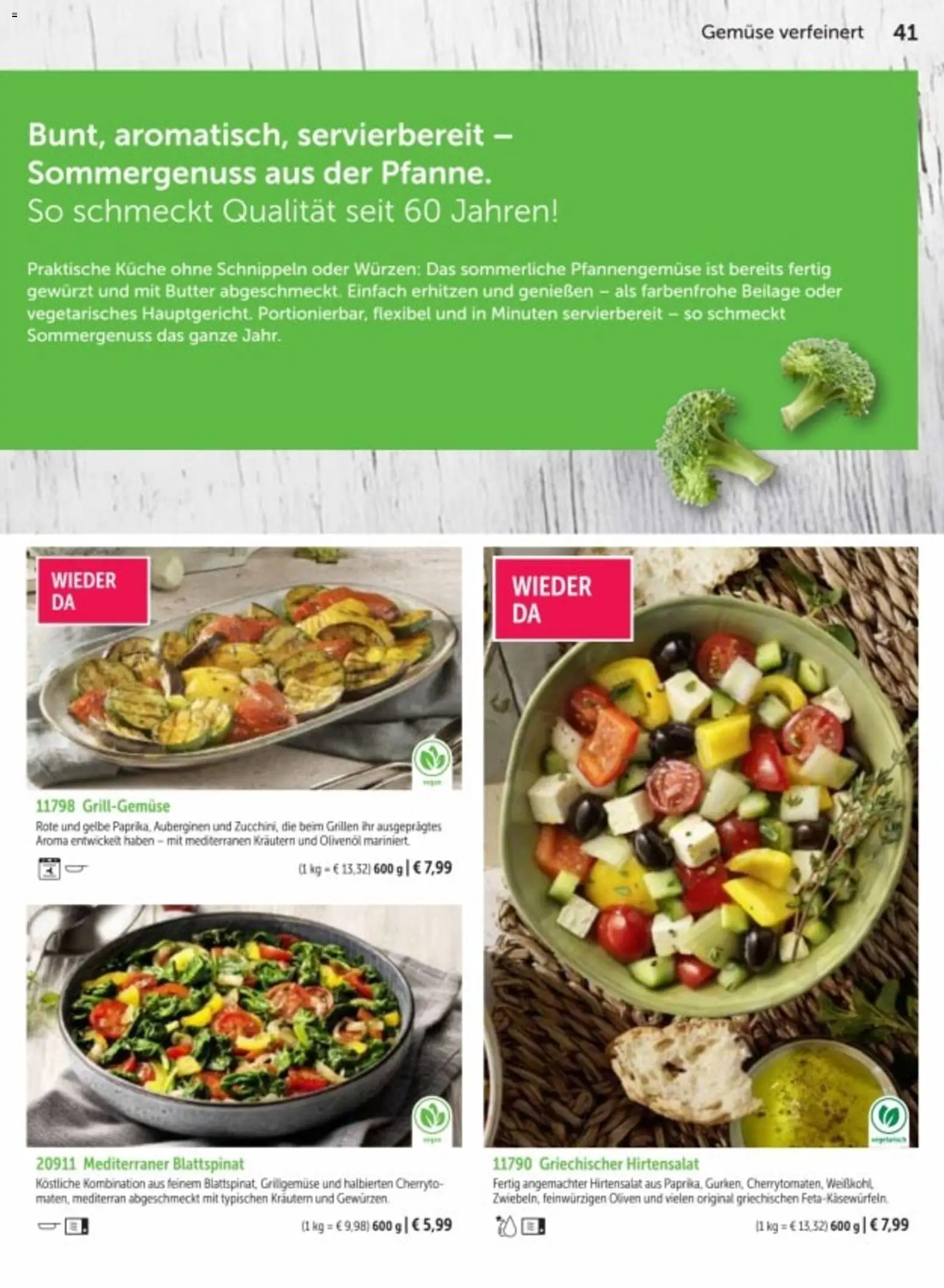 Bofrost Katalog – gültig ab 06.03.2026 | Seite: 41 | Produkte: Butter, Olivenol, Küche, Gemüse