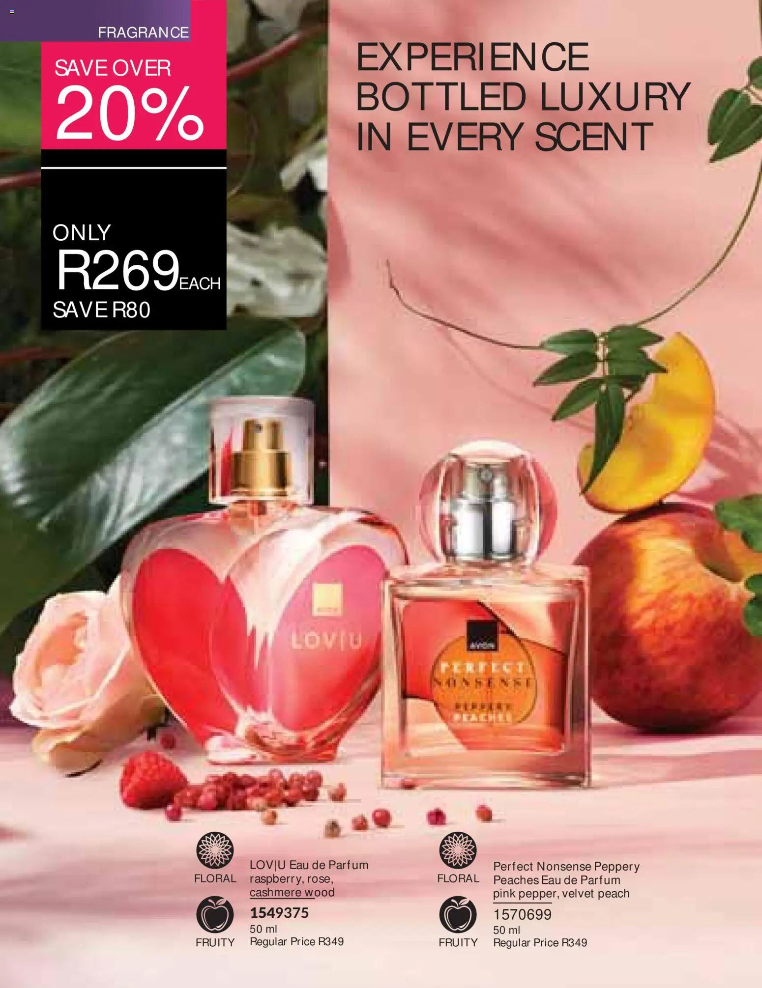 New Avon catalogue – valid from 01/07/2026 | Page: 68 | Products: Fragrance, Peach