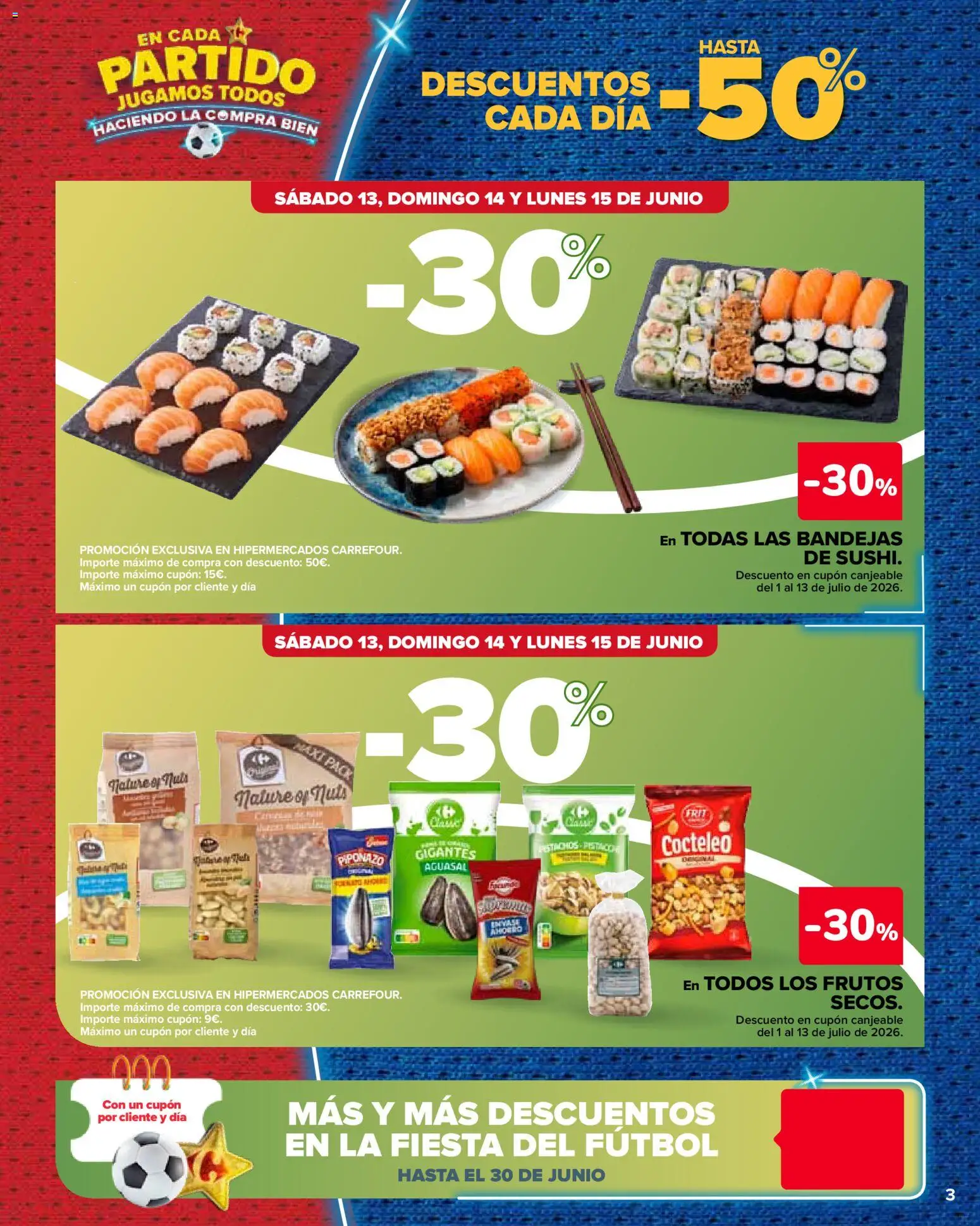 Carrefour La Fiesta del Futbol │ válido desde el 11.06.2026 | Página: 3