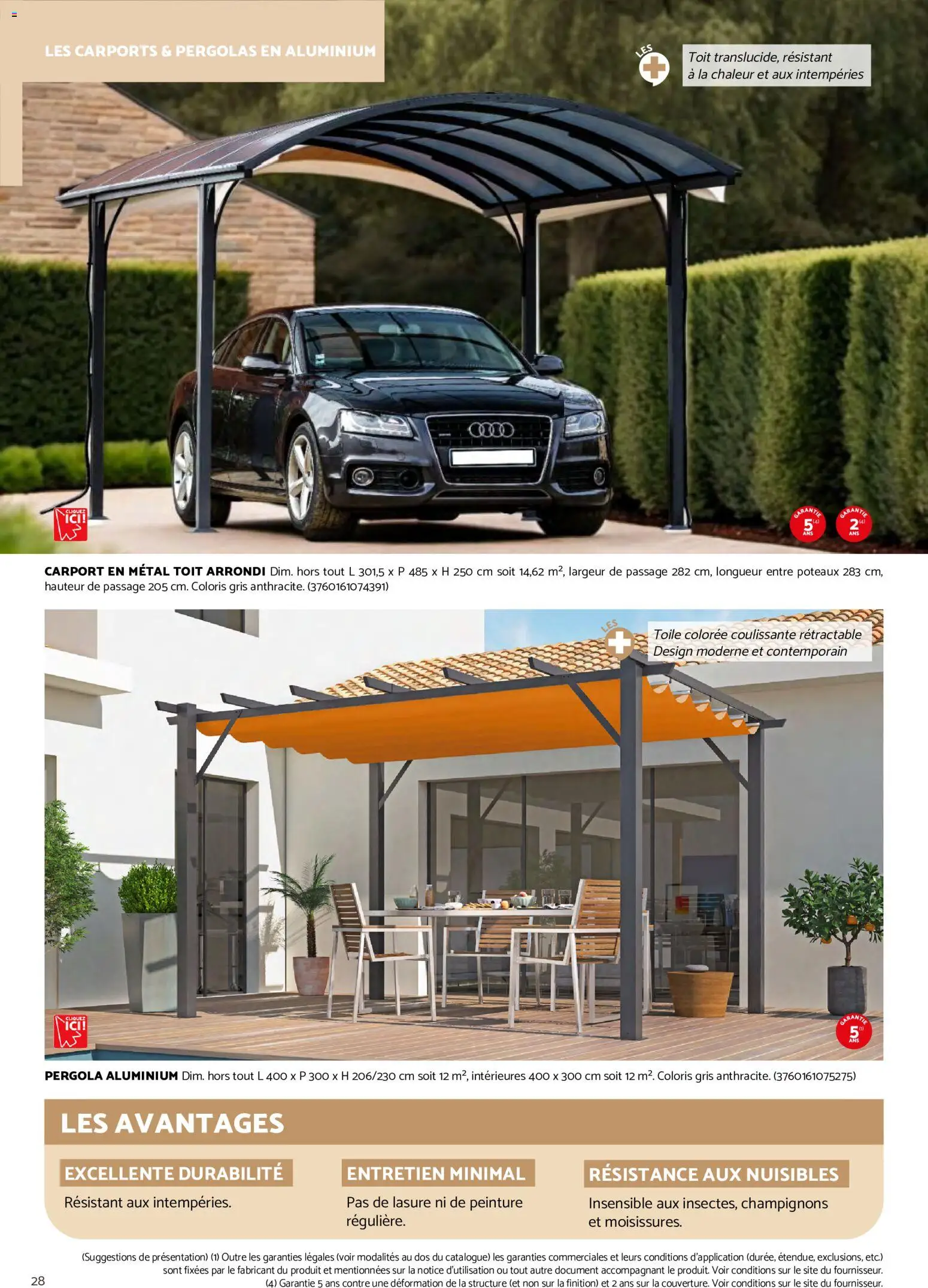 {H1} | Page: 28 | Produits: Peinture, Champignons, Pergola
