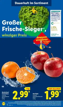 Rote Äpfel, Ursprung: Deutschland/Österreich Klasse I Je 1 kg ab 26.10.2026 gültig | Seite: 6
