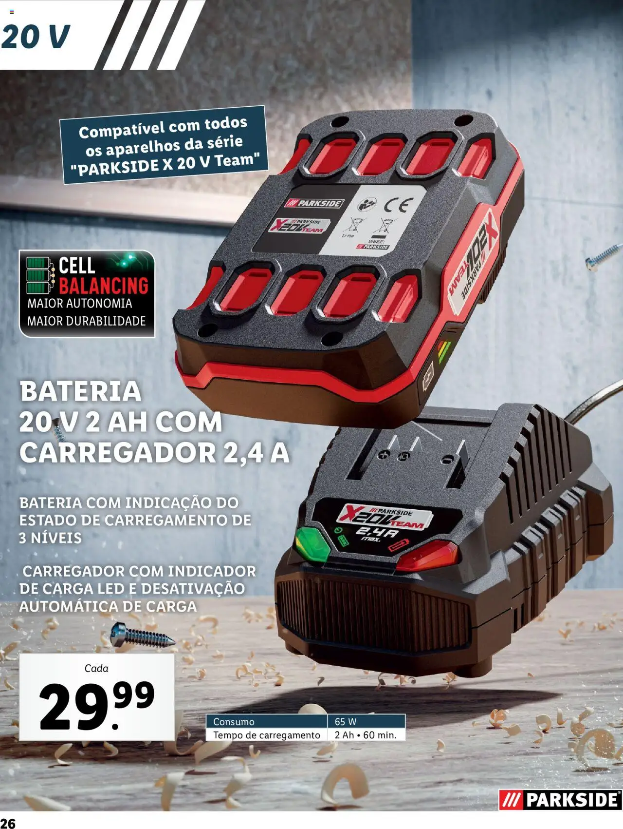 Lidl Baterias E Ferramentas │ válido de 02/02/2023 | Página: 26