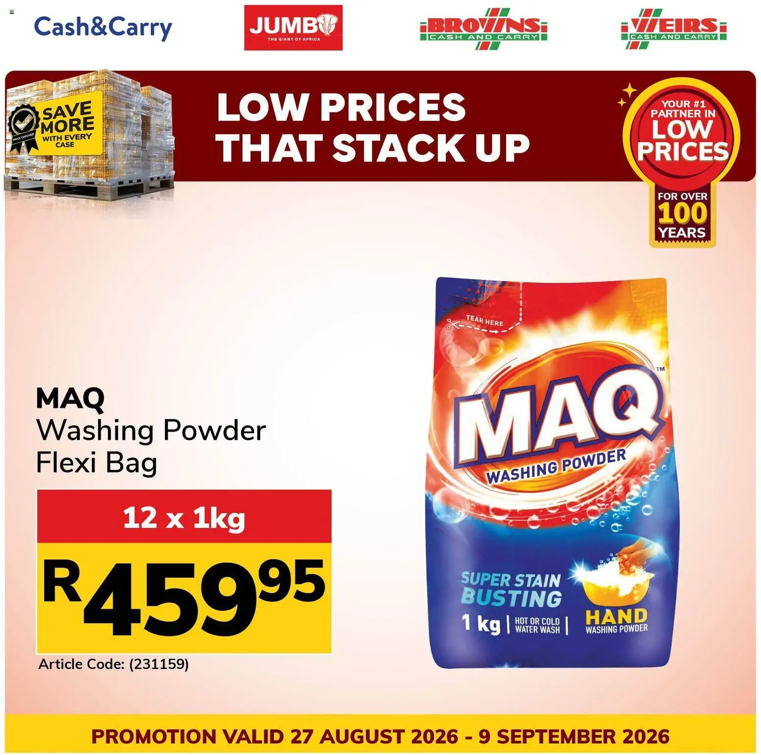 New Jumbo catalogue – valid from 27/08/2026 | Page: 5 | Products: Case, Bag, Water, Washing powder