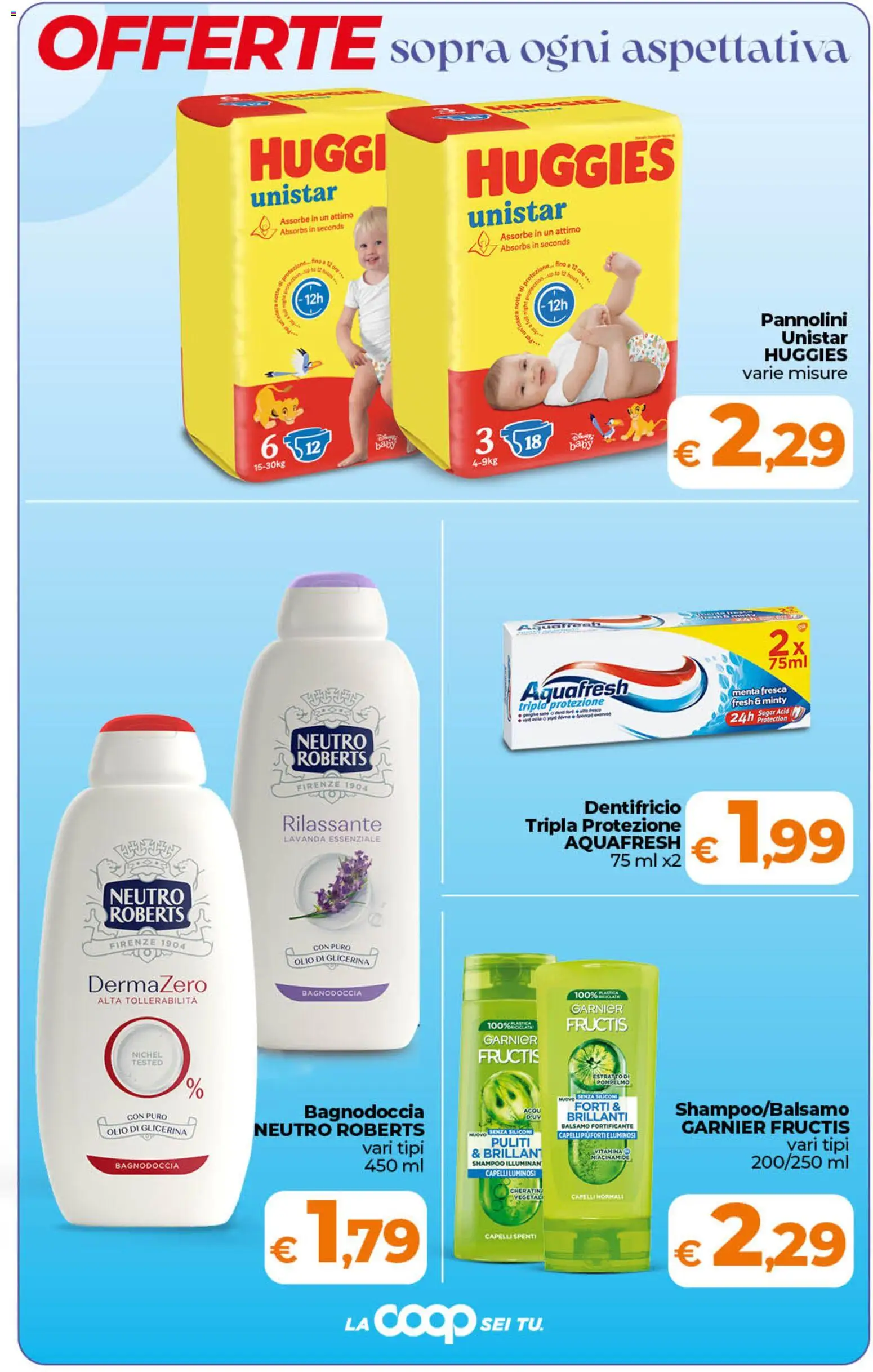 Volantino Ipercoop del 07.04.2026 | Pagina: 8 | Prodotti: Shampoo, Dentifricio, Olio, Lavanda
