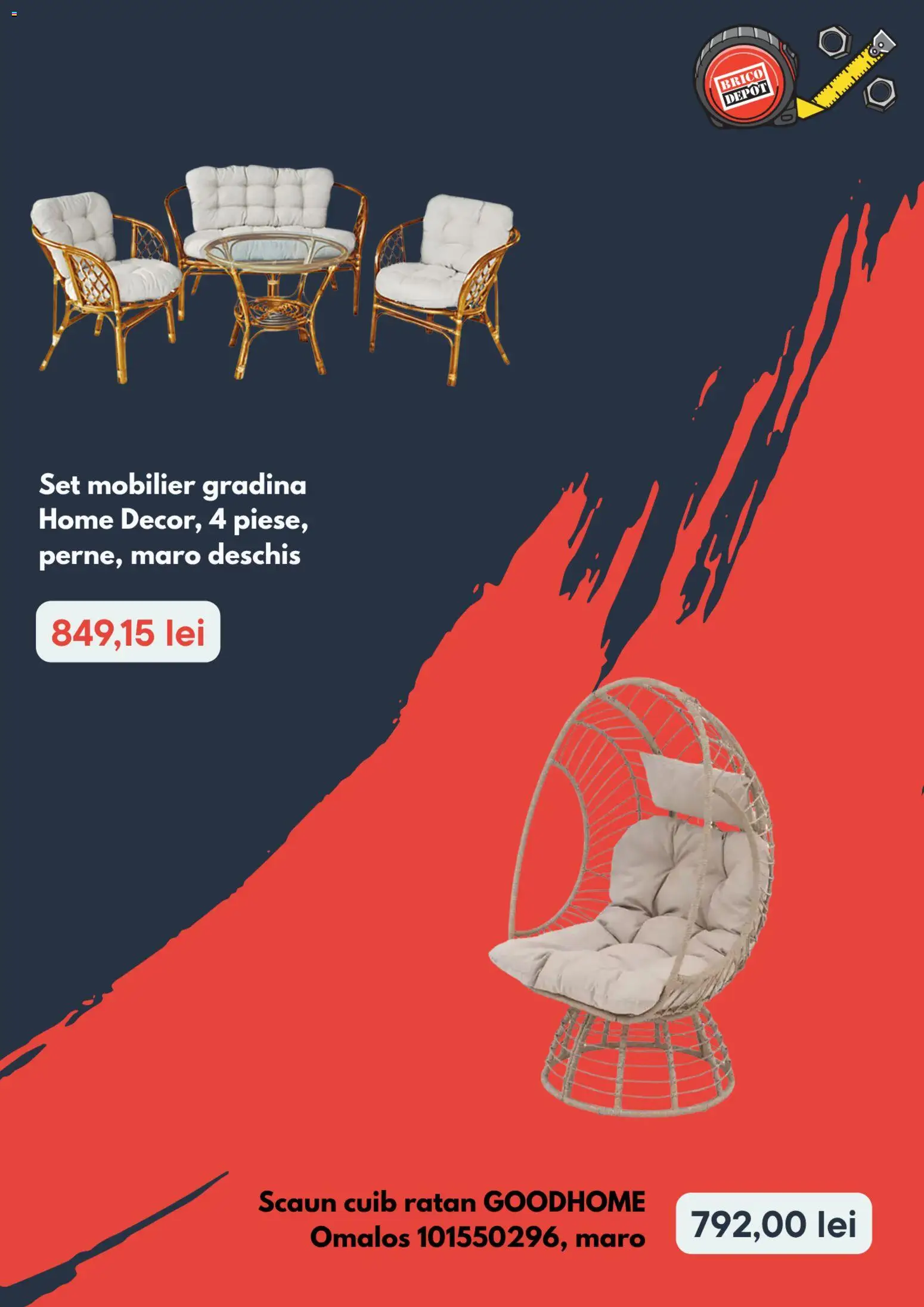 Noul catalog Brico Depot – valabil de la 03.08.2026 | Pagină: 2 | Produse: Scaun