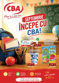 Ofertele CBA valabile de la 10.09.2026