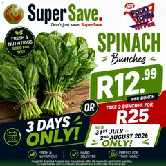 Super Save specials catalogue – valid from 31/07/2026