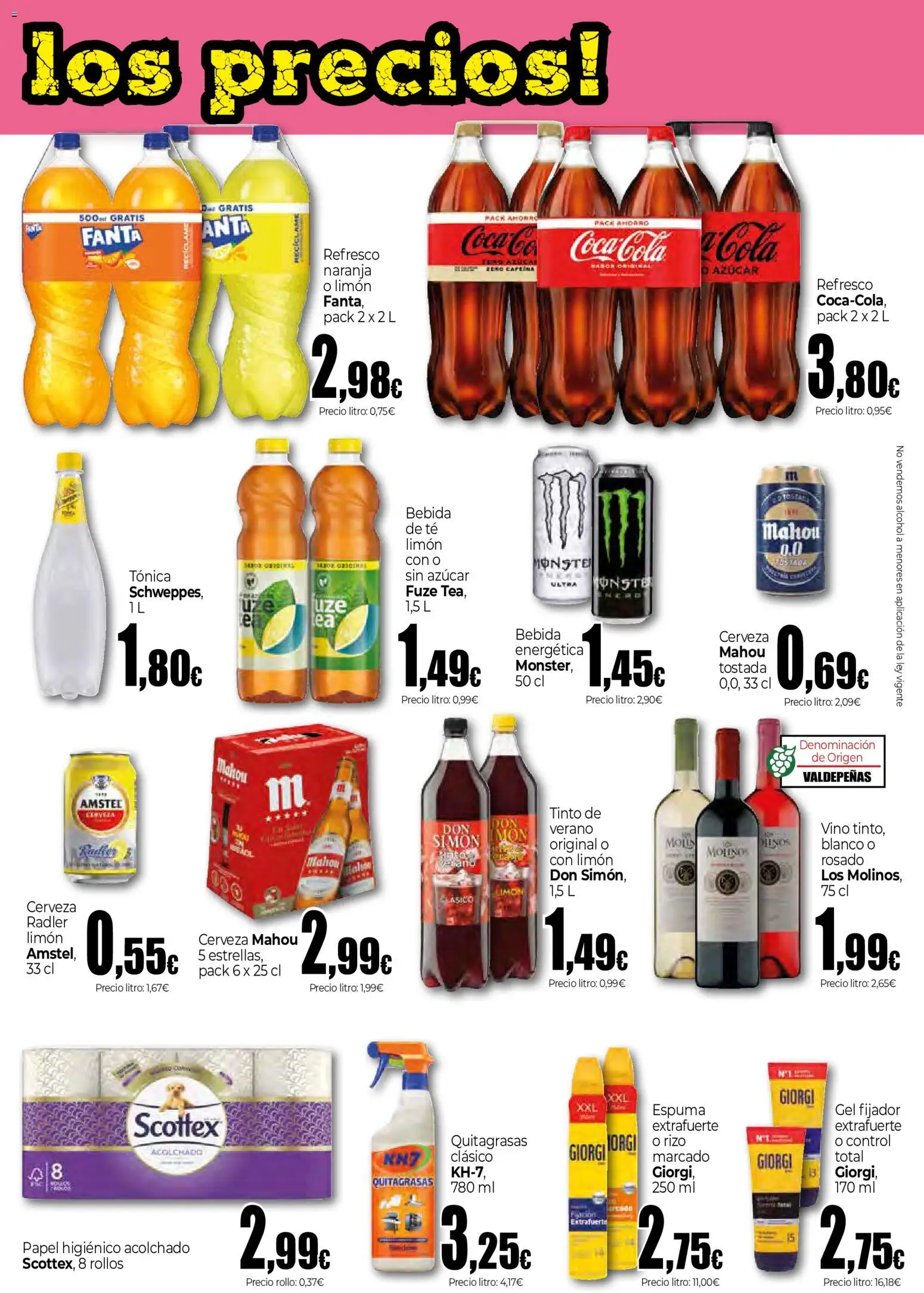 Unide - Supermercados │ válido desde el 07.05.2026 | Página: 3 | Productos: Vino, Cerveza, Papel higienico, Té