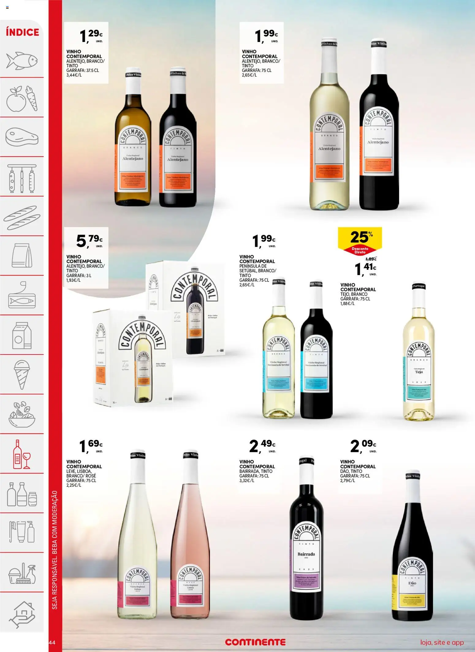 Continente folheto │ válido de 11/08/2026 | Página: 44 | Produtos: Vinho