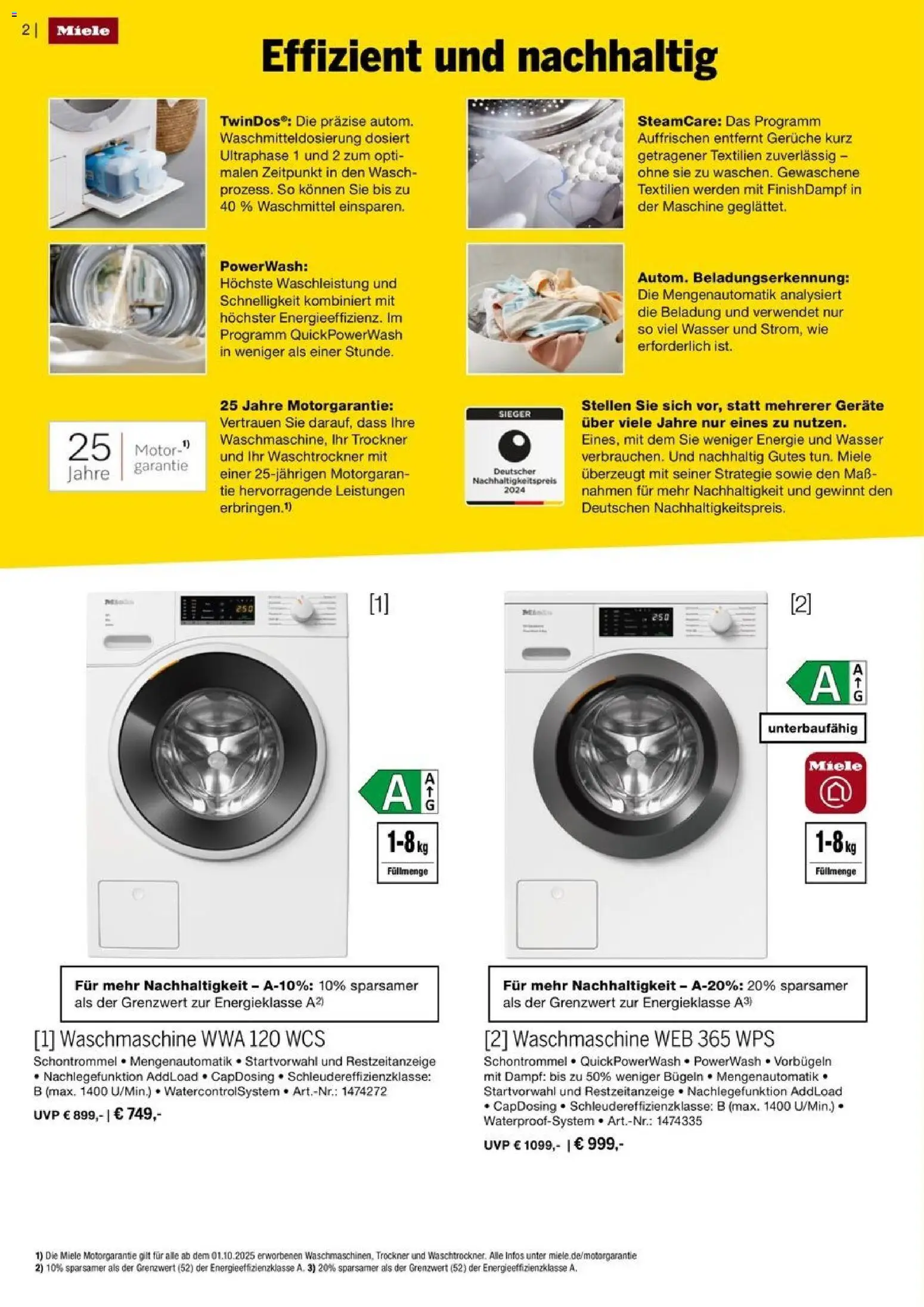Medimax Miele Magazin – gültig ab 01.05.2026 | Seite: 2 | Produkte: Miele, Waschmaschine, Wasser, Waschtrockner
