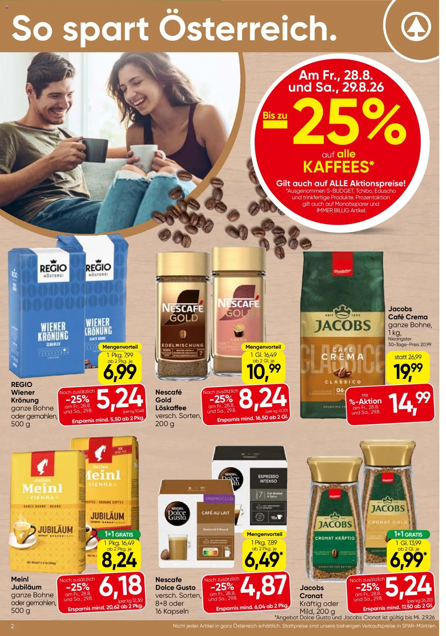 Spar - Flugblatt gültig ab 27.08.2026 | Seite: 2