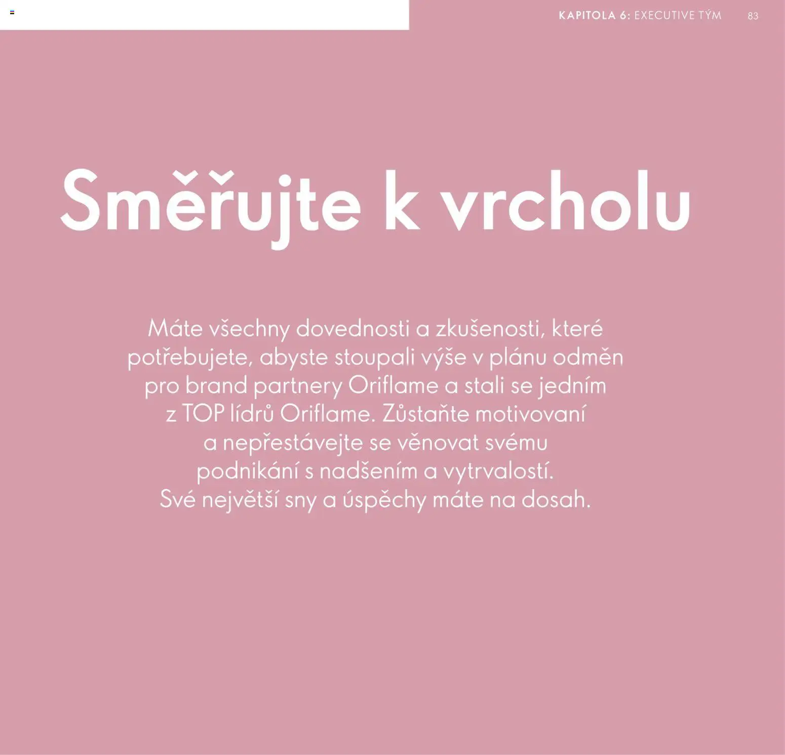 Oriflame katalog Plán odměn pro Brand Partnery od 21.07.2026 | Strana: 83 | Produkty: Síť