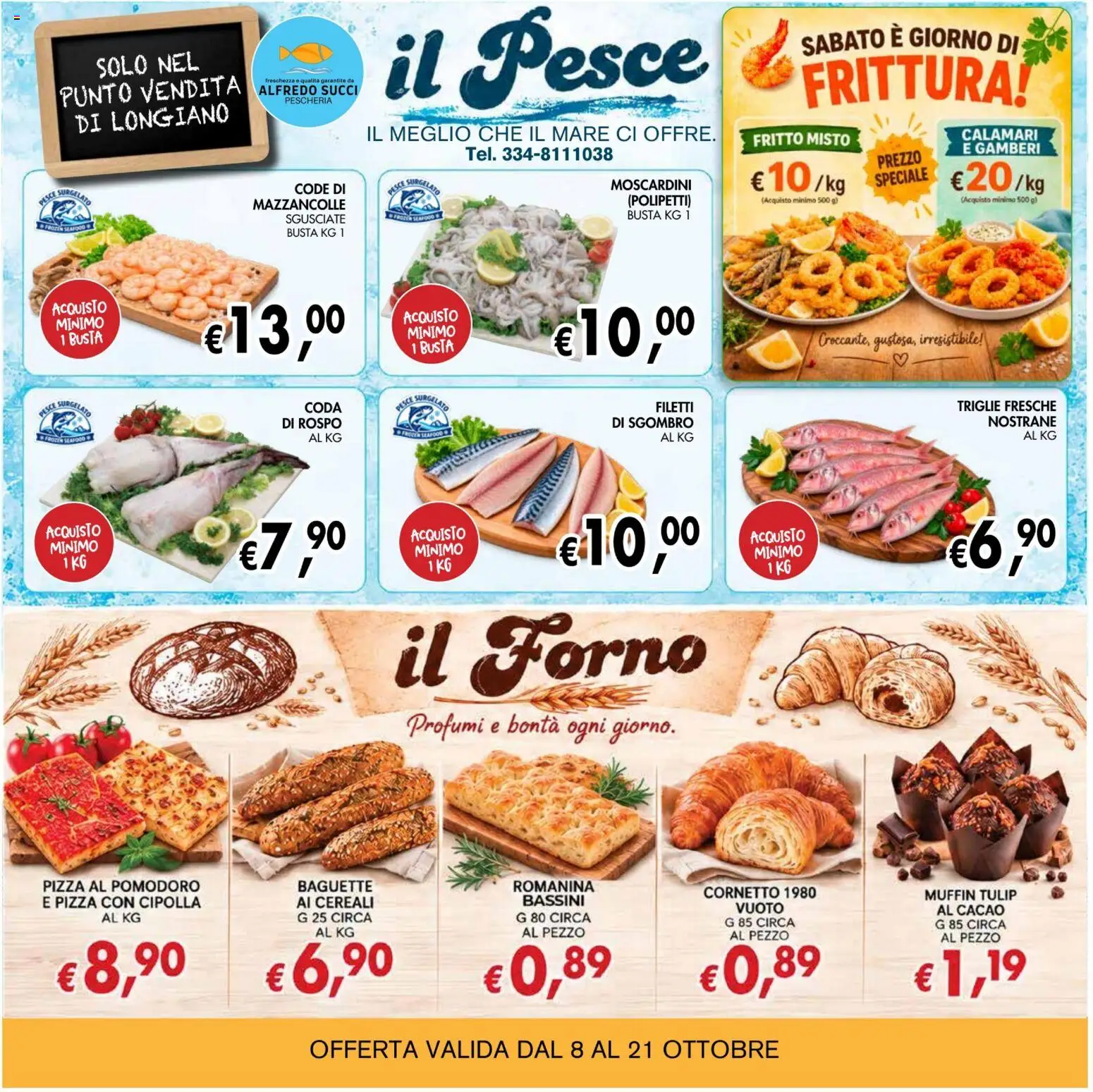 Volantino Coal del 08/10/2026 | Pagina: 12 | Prodotti: Pesce, Gamberi, Gelato, Sgombro
