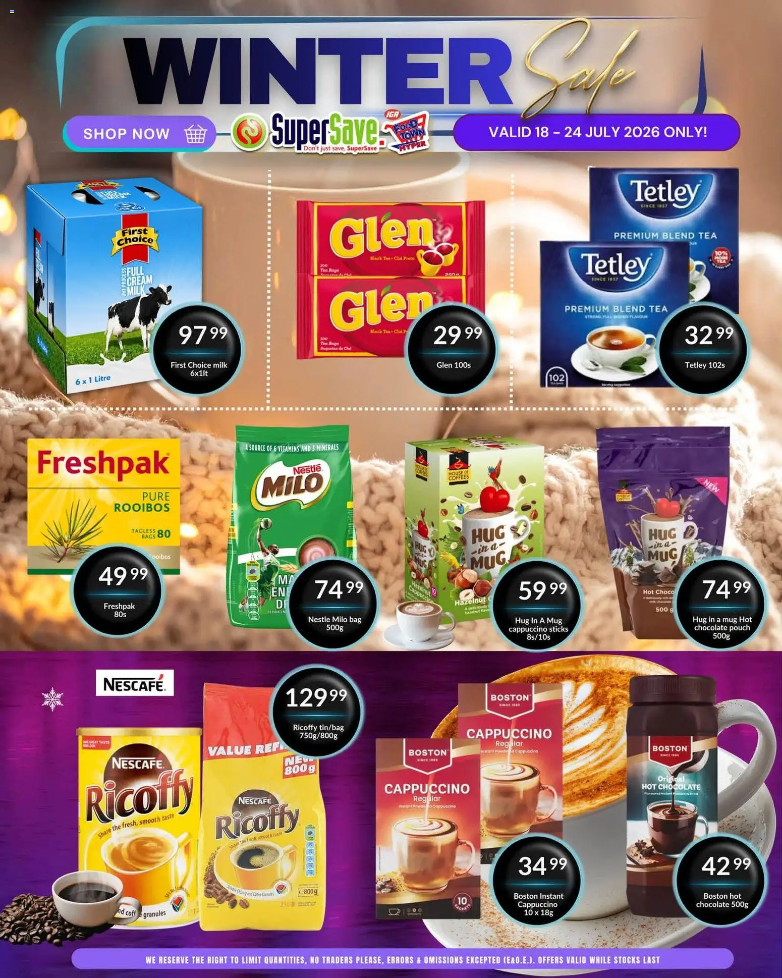 New Super Save catalogue – valid from 18/07/2026 | Page: 10 | Products: Bag, Milk, Powder, Mug