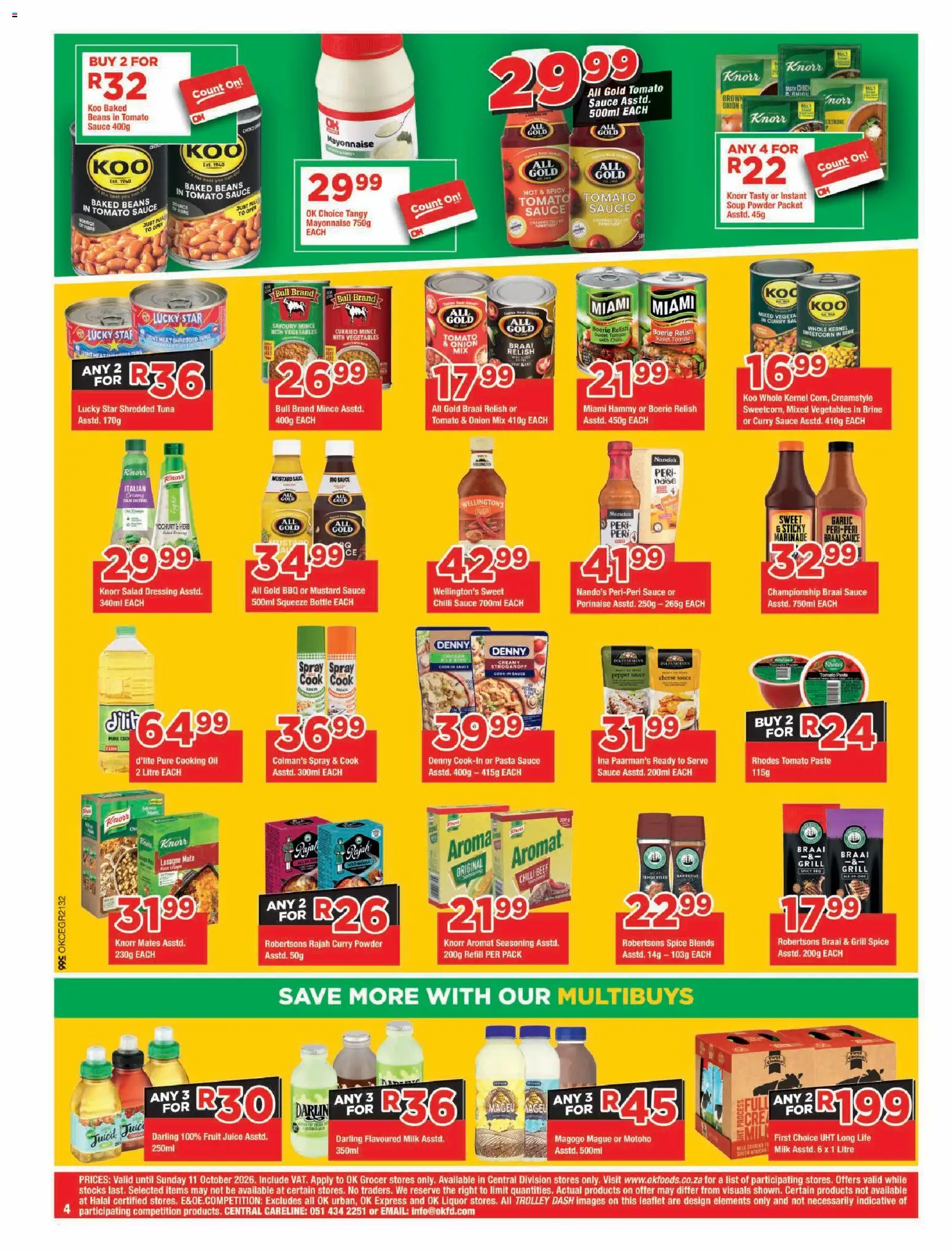 New OK Foods catalogue – valid from 23/09/2026 | Page: 4 | Products: Beef, Seasoning, Aromat, Vegetables
