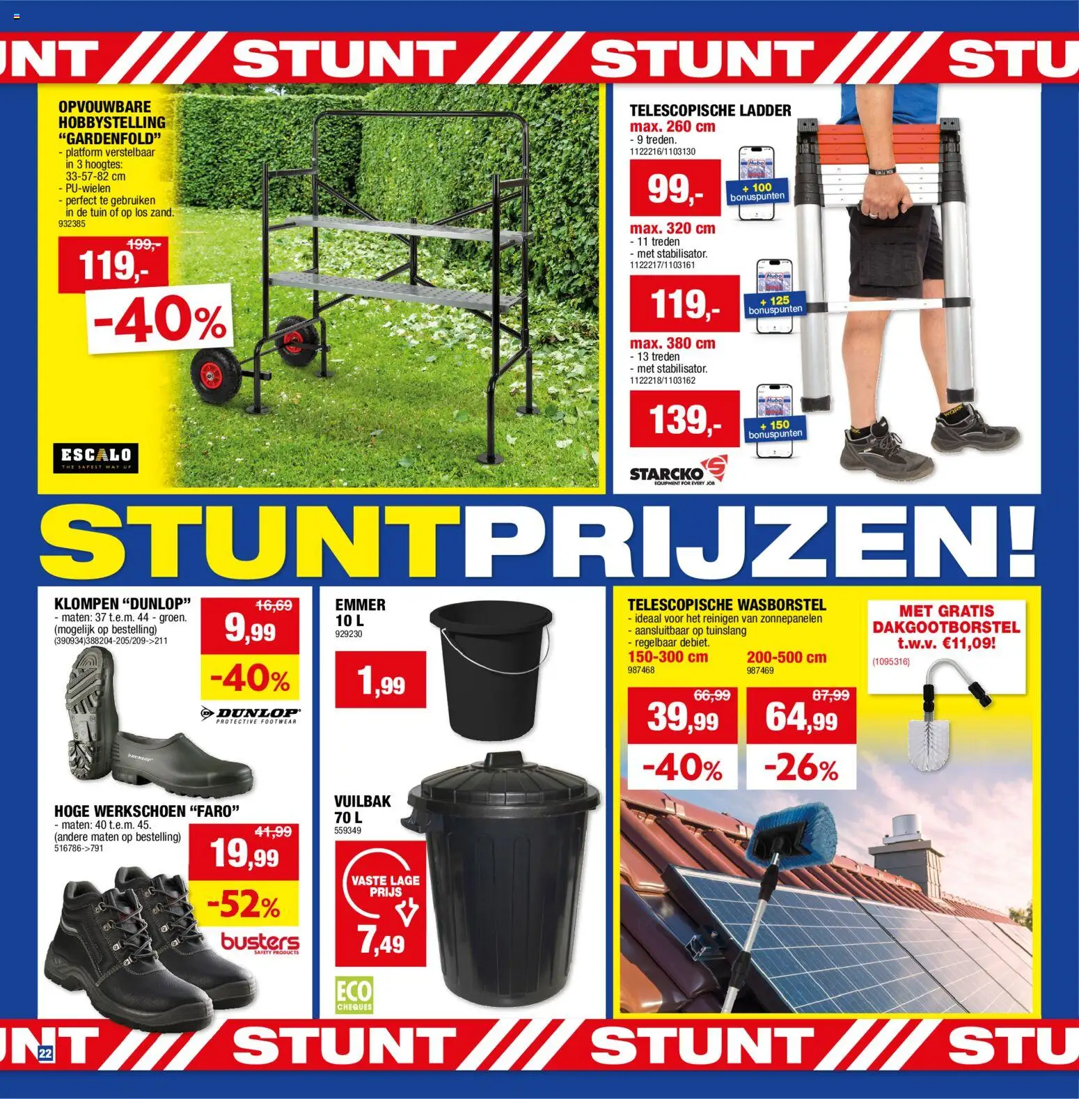 {H1} | Pagina: 22 | Producten: Tuinslang, Ladder