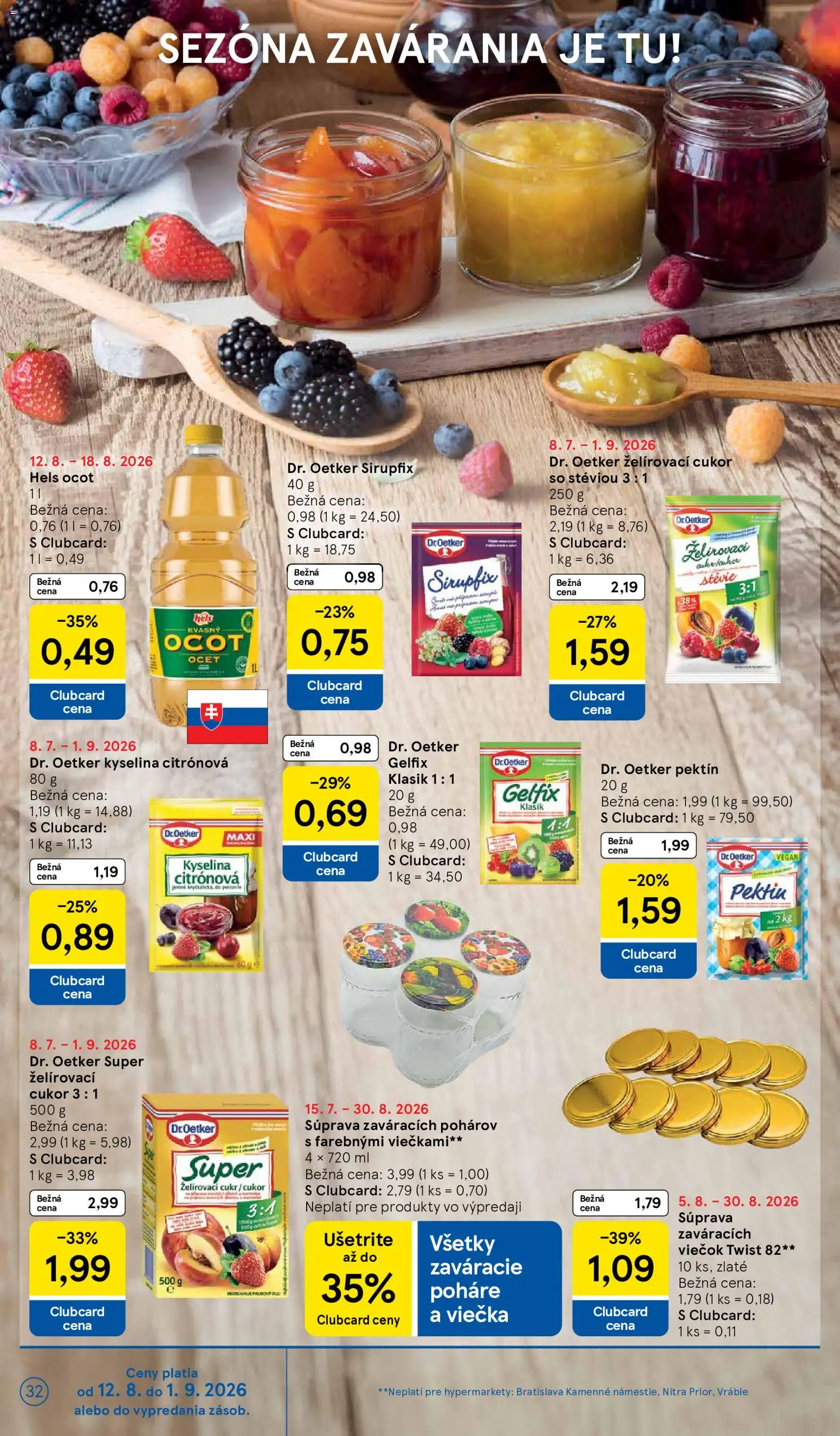 Nové Tesco akcie – leták je platný od 12.08.2026 | Strana: 32