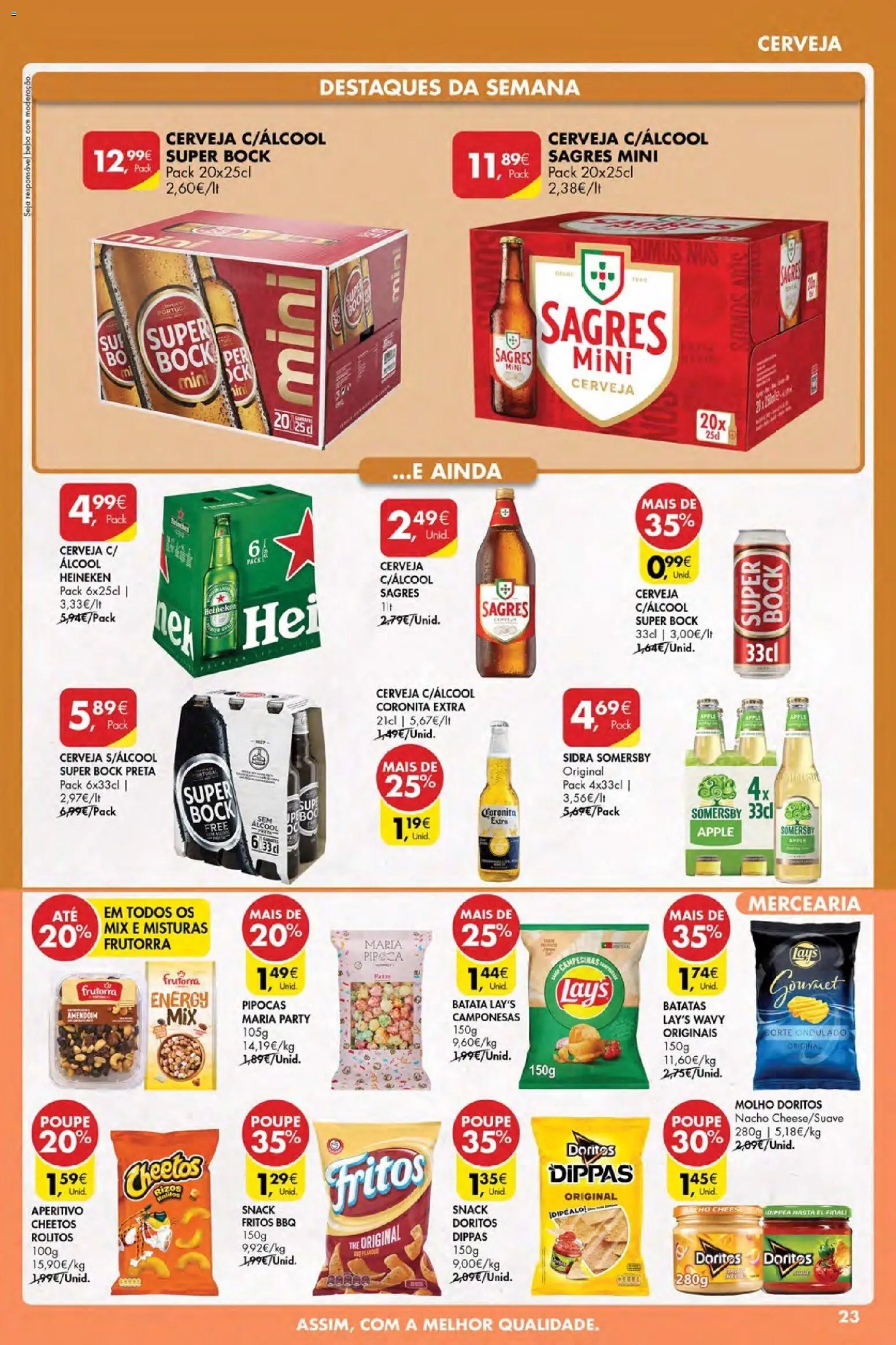 Pingo Doce Poupe Esta Semana Açores │ válido de 30.04.2026 | Página: 23 | Produtos: Batata, Super bock, Pipocas, Cerveja