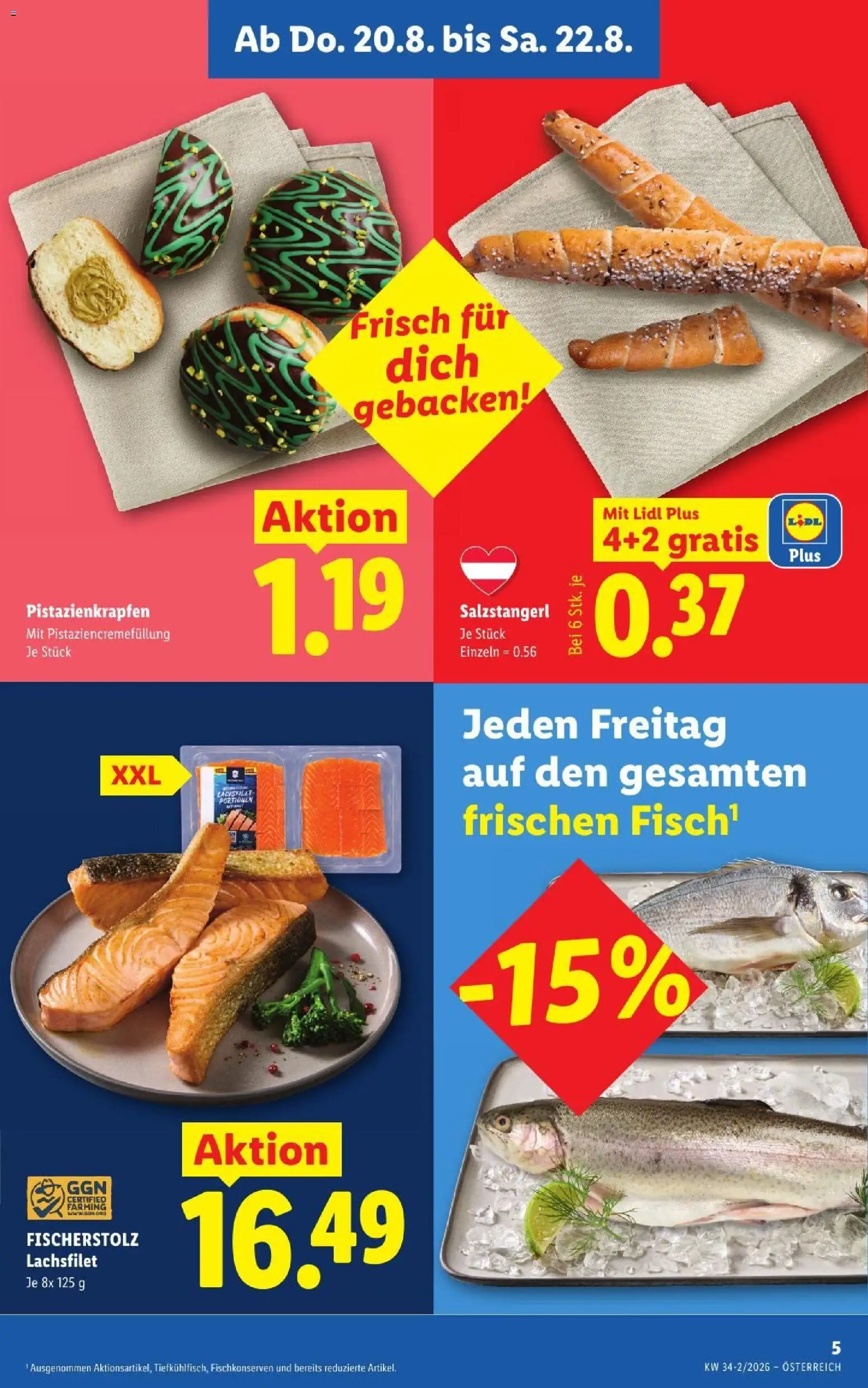 Lidl - Flugblatt gültig ab 20.08.2026 | Seite: 7 | Produkte: Lachsfilet