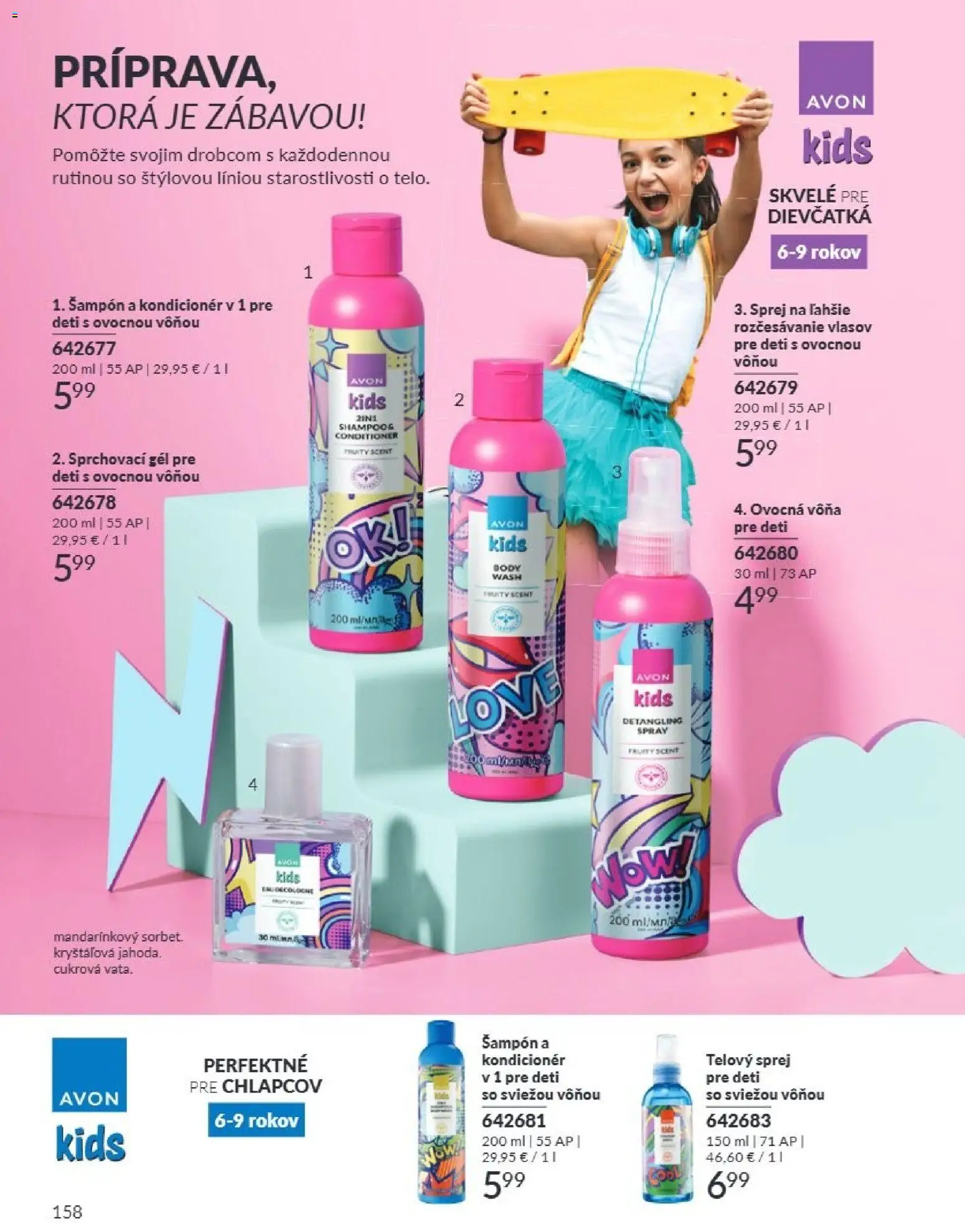 Nové Avon akcie – leták je platný od 01.07.2026 | Strana: 157 | Produkty: Šampón, Kondicionér