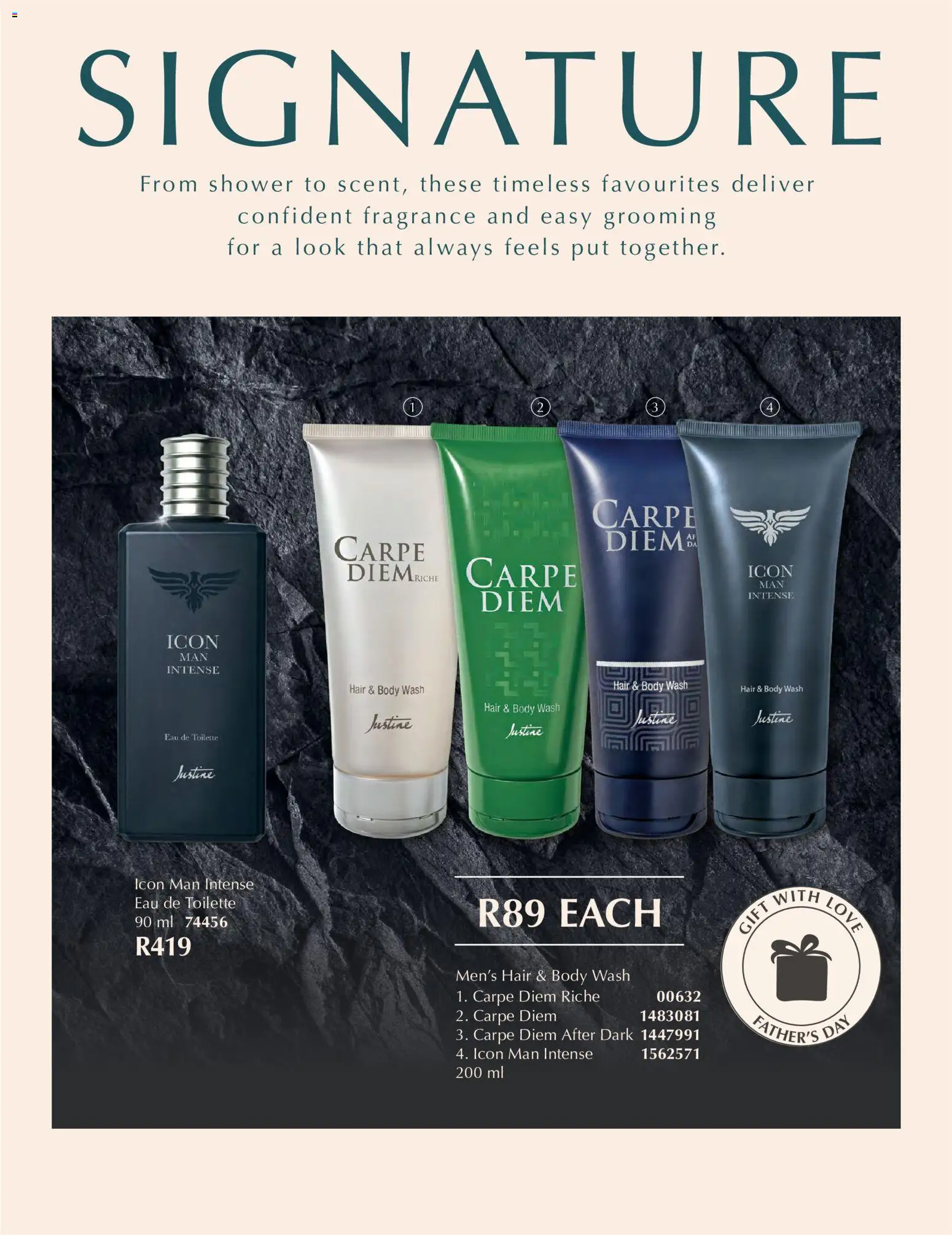 New Justine catalogue – valid from 11.05.2026 | Page: 9 | Products: Shower, Fragrance, Eau de toilette, Body wash