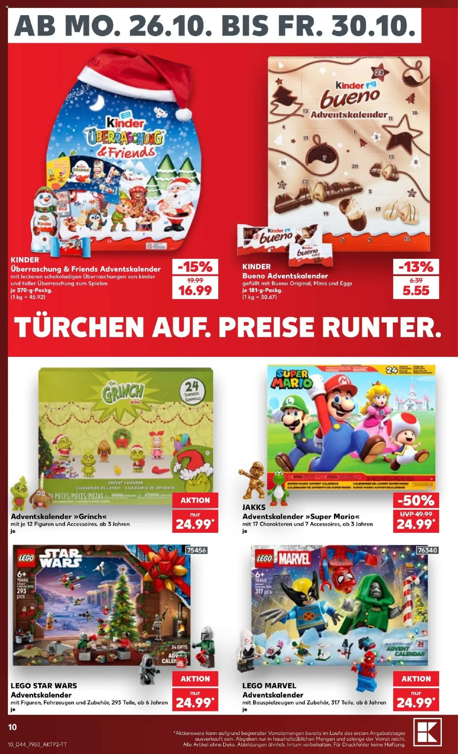 Kaufland Prospekt Kiel – gültig ab 26.10.2026 | Seite: 10 | Produkte: Kinder bueno