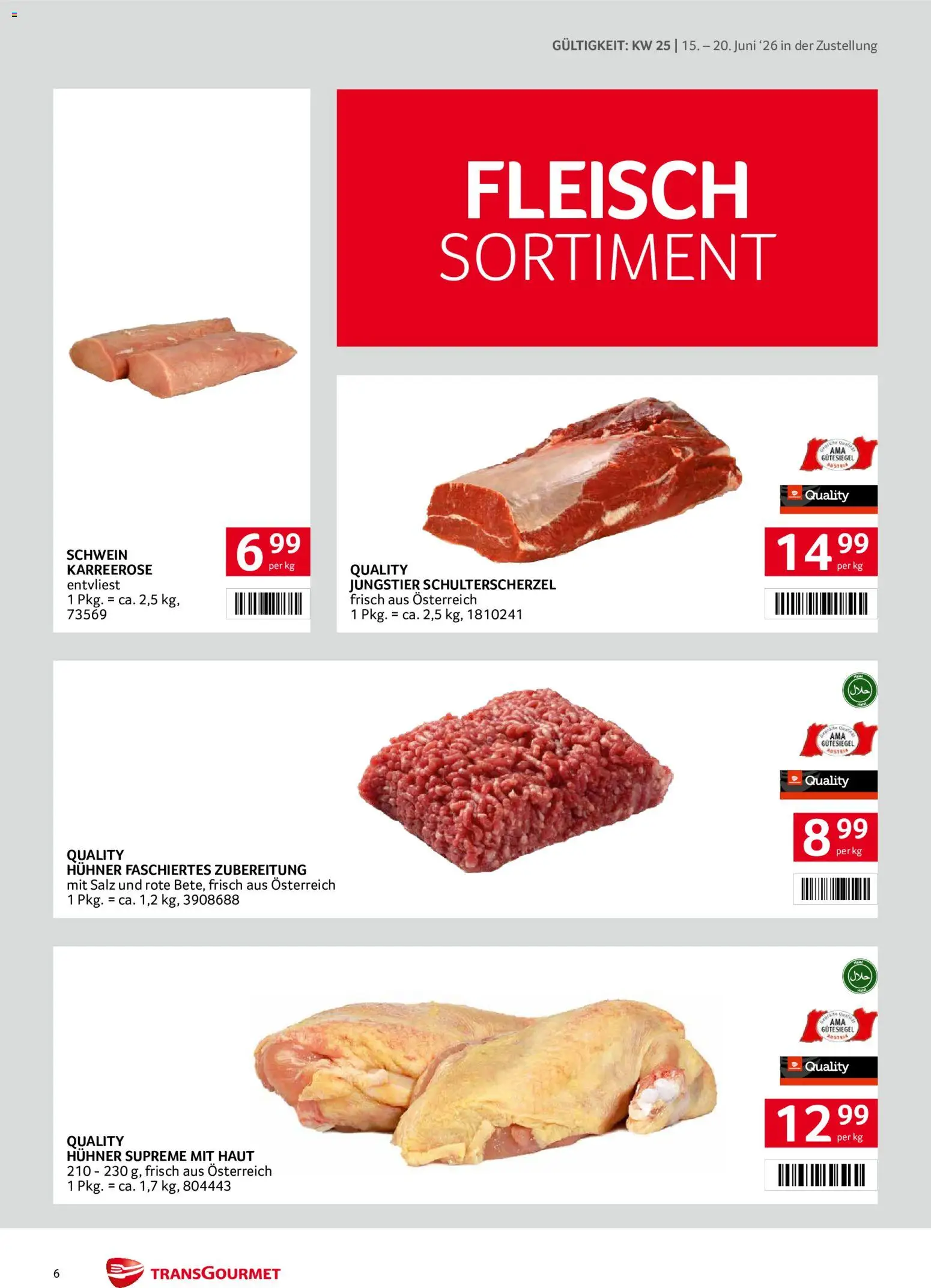 Transgourmet Zustellaktion gültig ab 15.06.2026 | Seite: 6 | Produkte: Salz