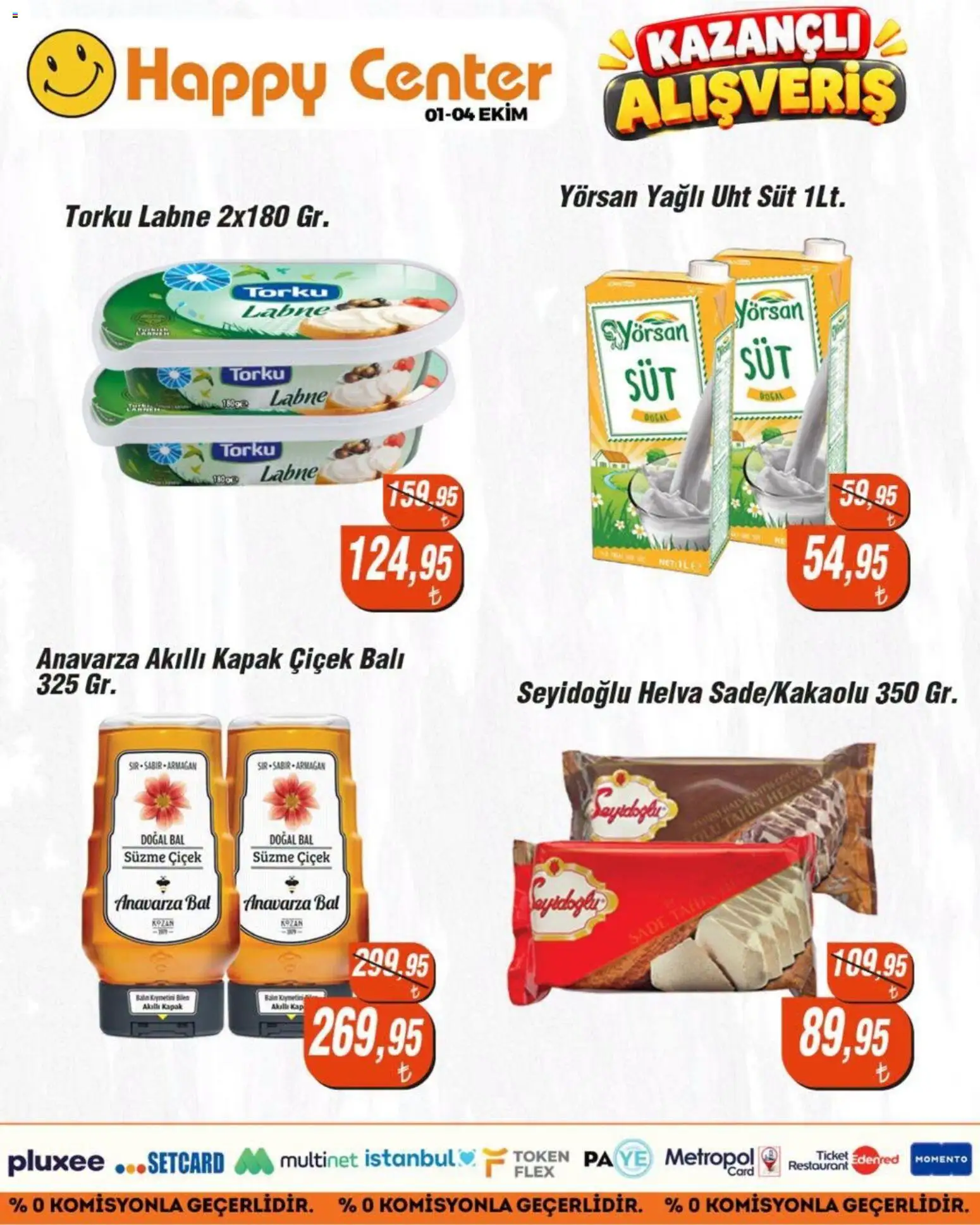 Happy Center İndirim - 30 Eylül 2026 tarihinden itibaren geçerlidir | Sayfa: 3 | Ürünler: Süt