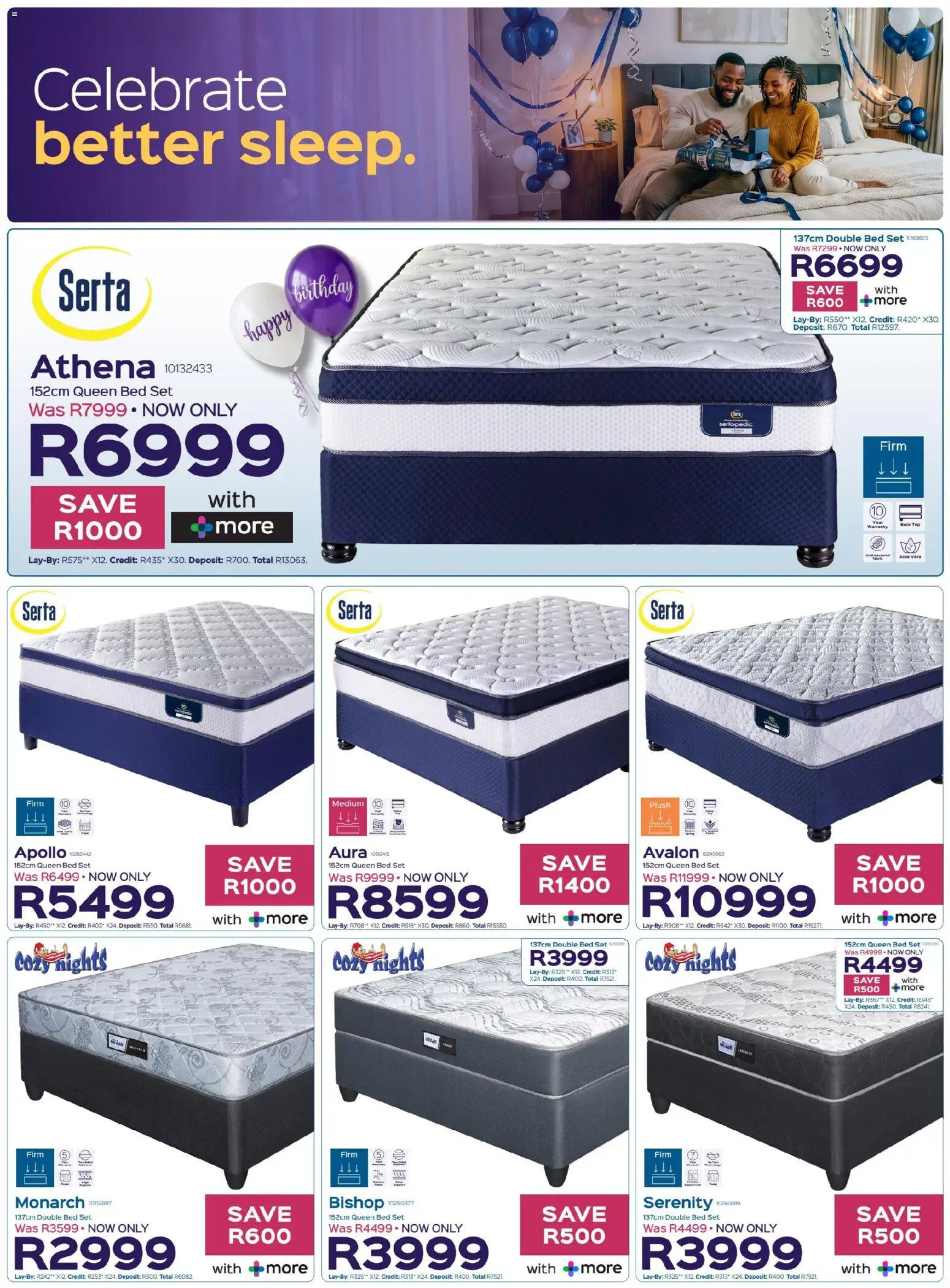New Sleepmasters catalogue – valid from 16.04.2026 | Page: 8 | Products: Double bed, Queen bed, Bed