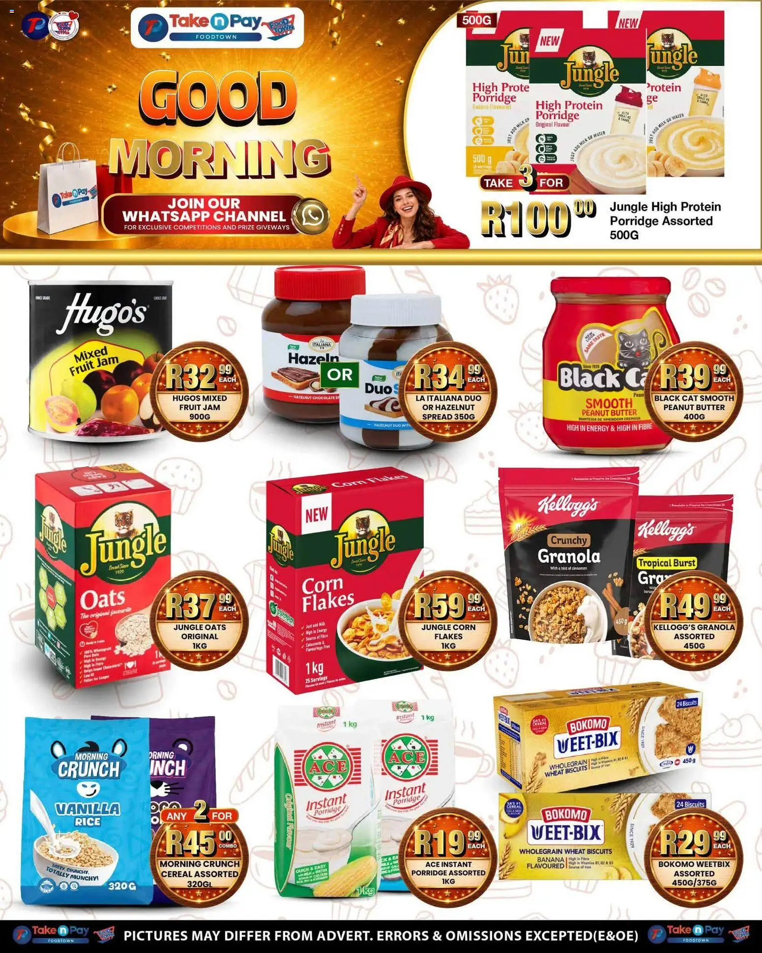 New Take n Pay catalogue – valid from 17/08/2026 | Page: 11 | Products: Corn, Bath, Flakes, Water