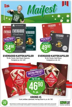 Forhåndsvisning av JORDBÆR, 500 g, import gyldig fra 11.05.2026 | Side: 9 | Produkter: Jordbær, Kiwi, Blåbær, Ruccula