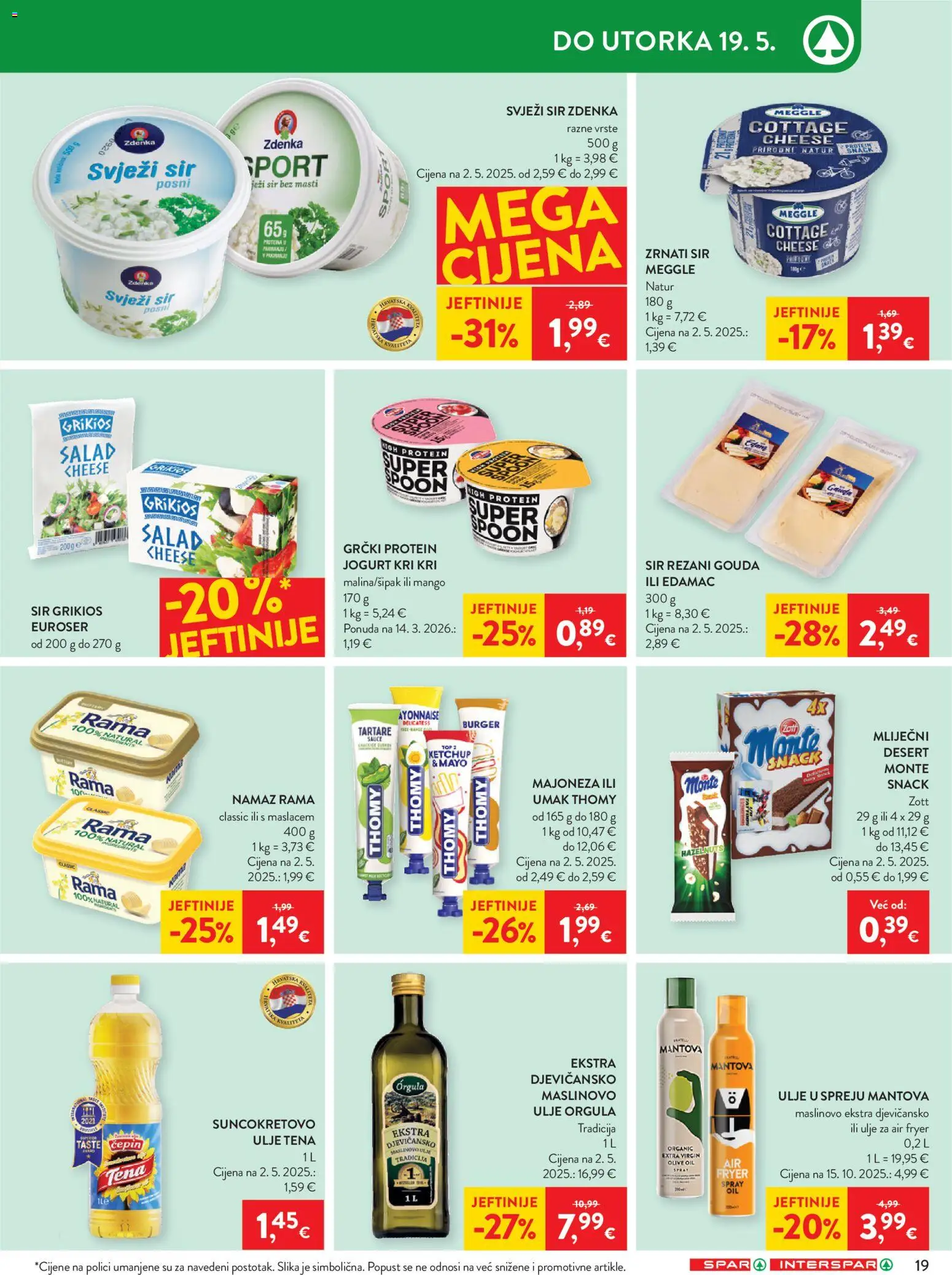 Spar katalog | vrijedi od 13.05.2026 | Stranica: 21 | Proizvodi: Jogurt, Mango, Gouda, Namaz