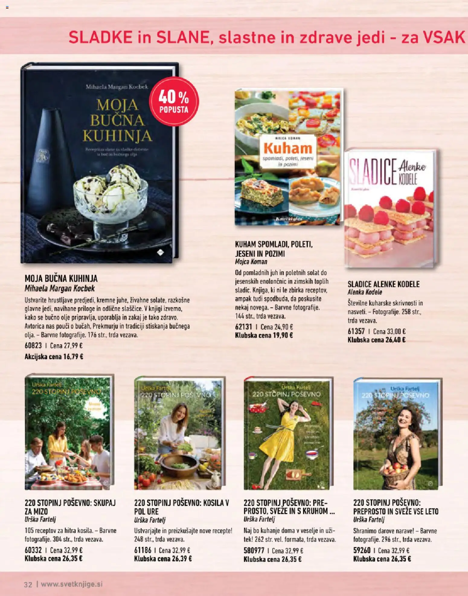Novi Svet knjige katalog ponudbe – veljaven od 01.04.2026 | Stran: 33 | Izdelki: Bučno olje, Kuhinja, Olje