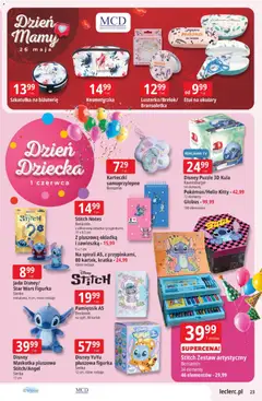 Pogląd oferty "E.Leclerc gazetka" - ważna od 19.05.2026 | Strona: 23 | Produkty: Bransoletka, Okulary, Globus