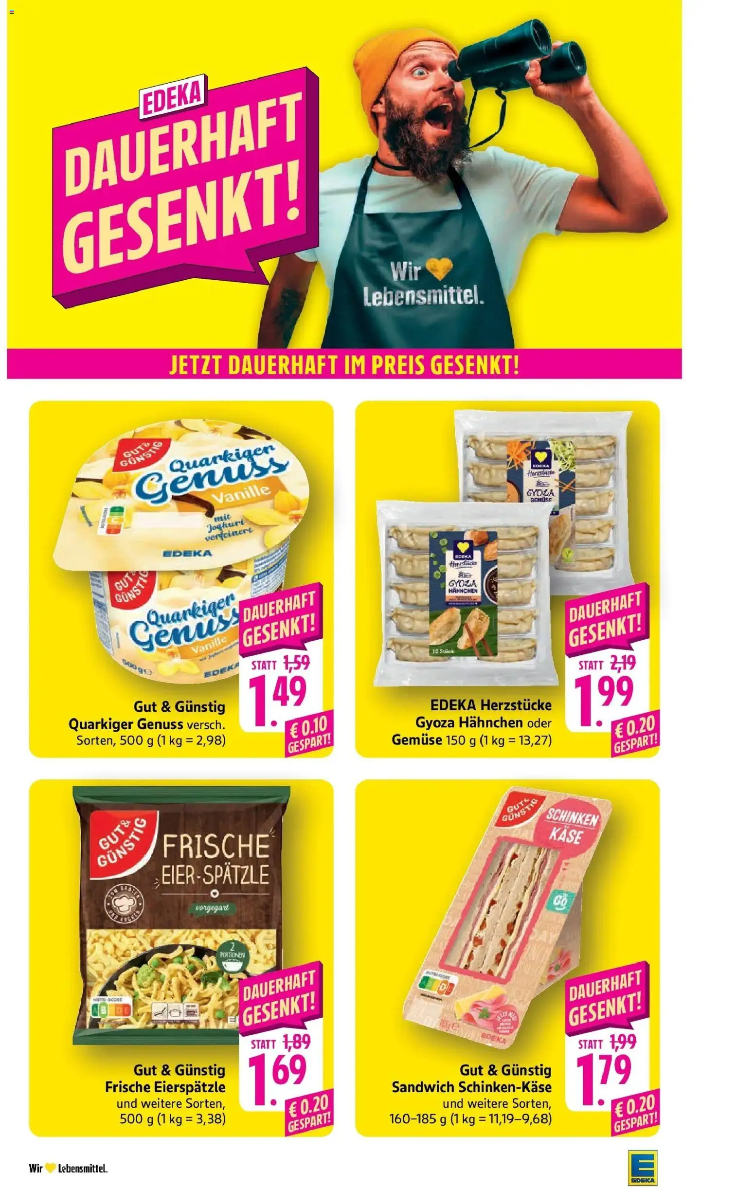 Edeka Prospekt Bad Bergzabern (ab 26.10.2026) » Angebote Online | Seite: 29 | Produkte: Hahnchen, Käse, Vanille, Gemüse