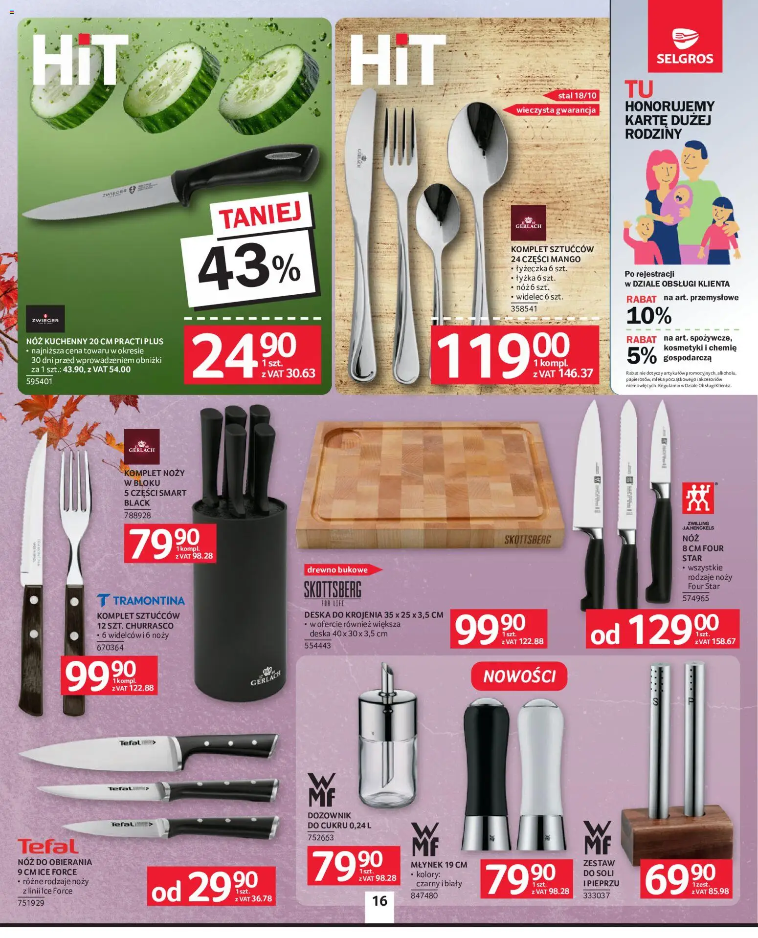 Selgros cash&carry gazetka - Oferta przemysłowa od 22.10.2026 | Strona: 18 | Produkty: Mango, Kosmetyki, Mleka, Tefal