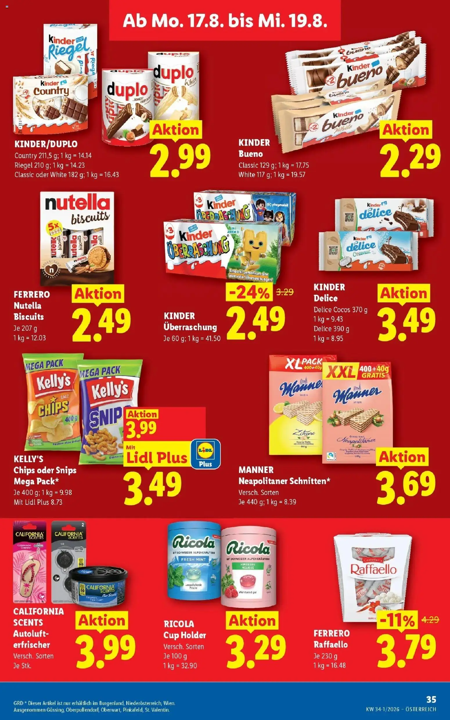 Lidl Flugblatt - Wien, Langenzersdorf, Zwettl ab 13.08.2026 - Angebote ab donnerstag | Seite: 44 | Produkte: Salz, Zitrone, Himbeere, Nutella