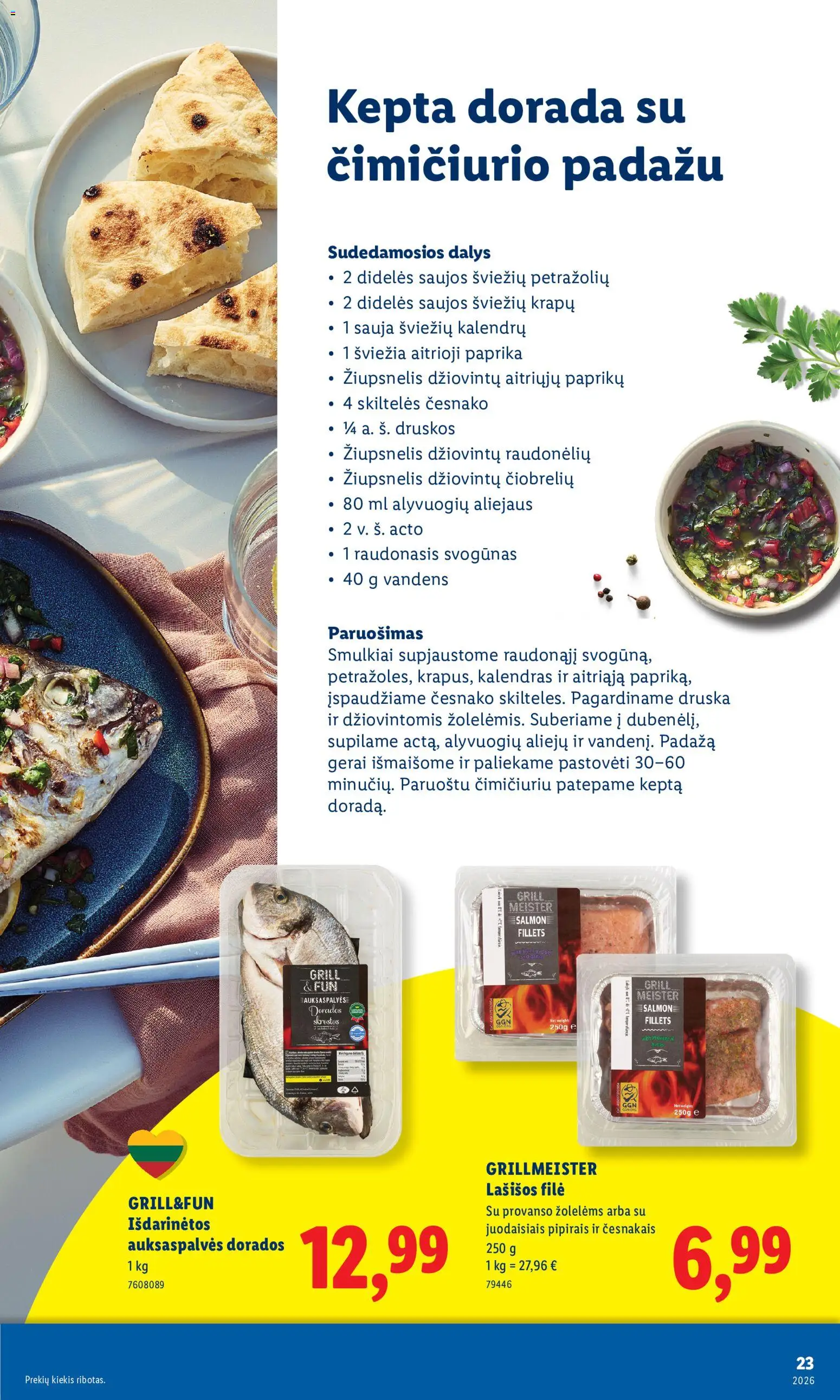 LIDL akcijos nuo 2026.04.06 | Puslapis: 25 | Prekių: Grotelės