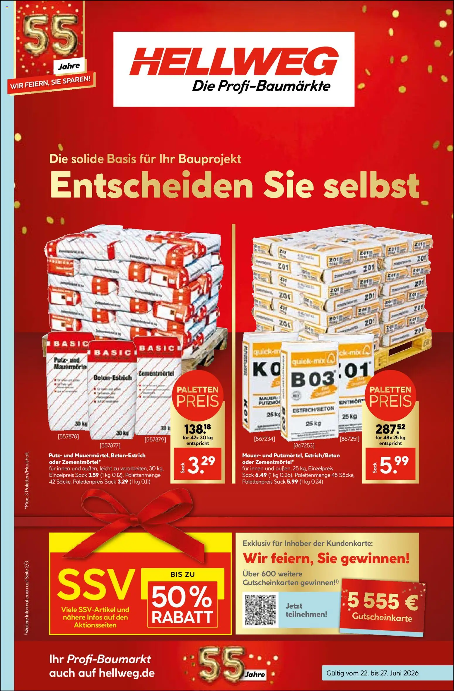 Hellweg Prospekt – gültig ab 22.06.2026 | Seite: 1